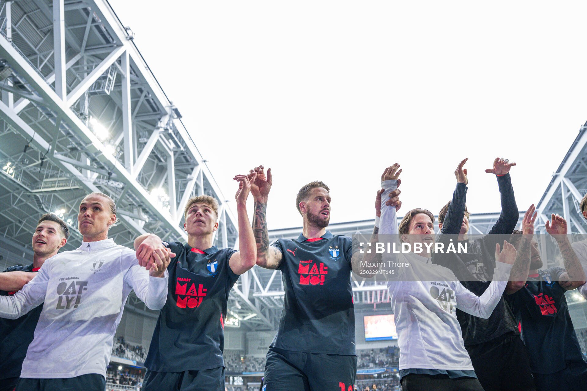 Malmö FFs Arnor Sigurdsson, Hugo Bolin, Pontus Jansson och