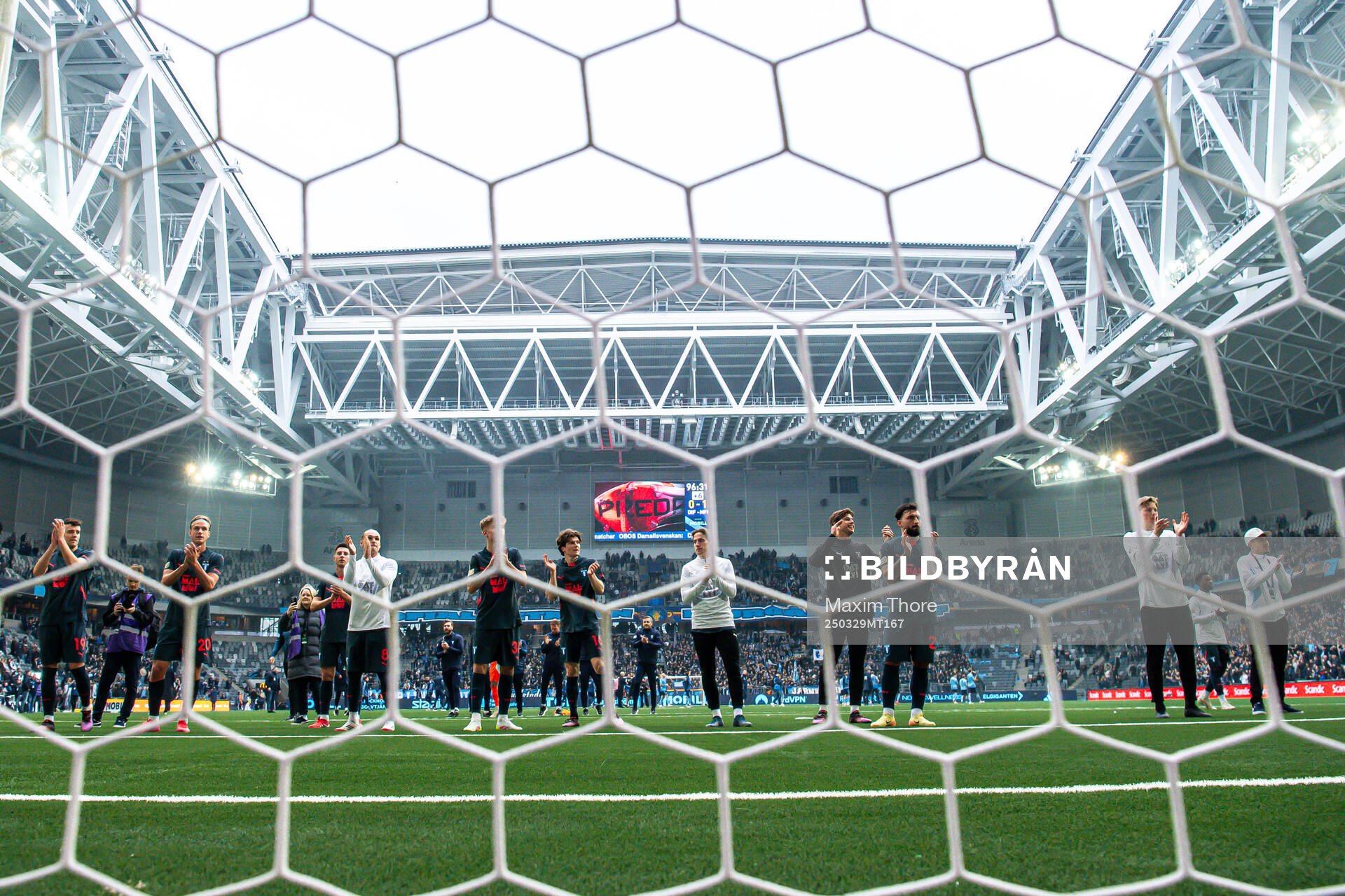 Malmö FFs spelare jublar
