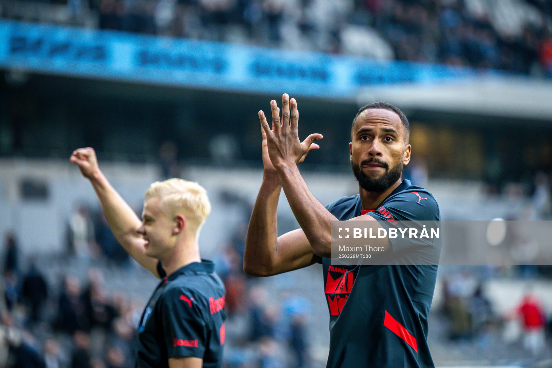 Malmö FFs Isaac Thelin jublar