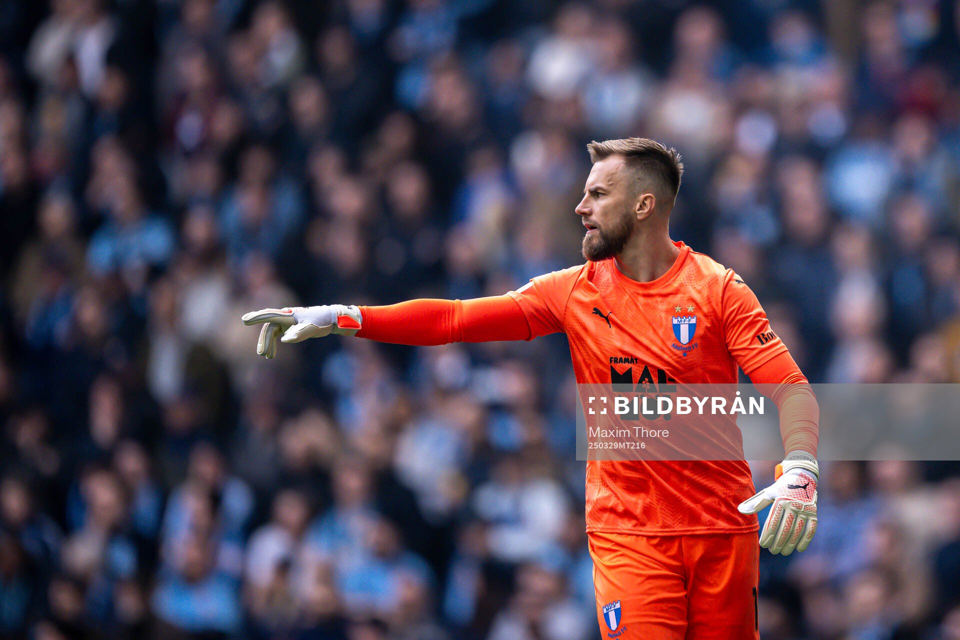 Malmö FFs målvakt Ricardo Schuck Friedrich