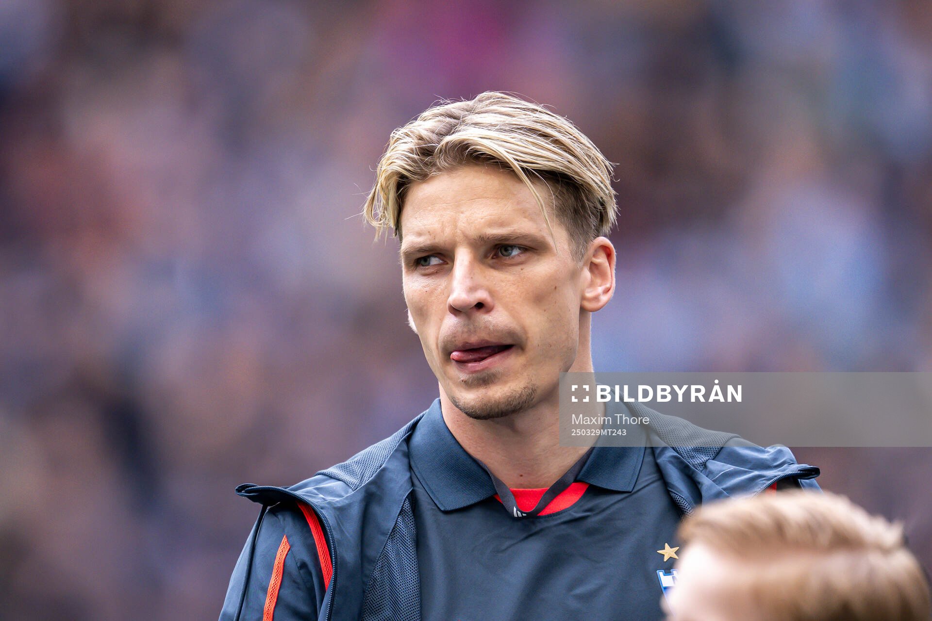 Malmö FFs Colin Rösler vid line up