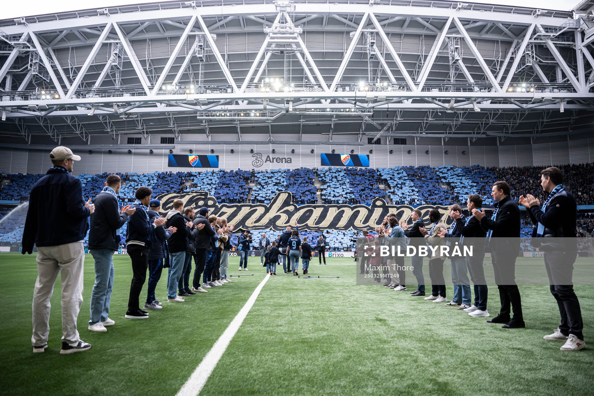 Djurgårdens tidigare spelare Haris Radetinac vid sin