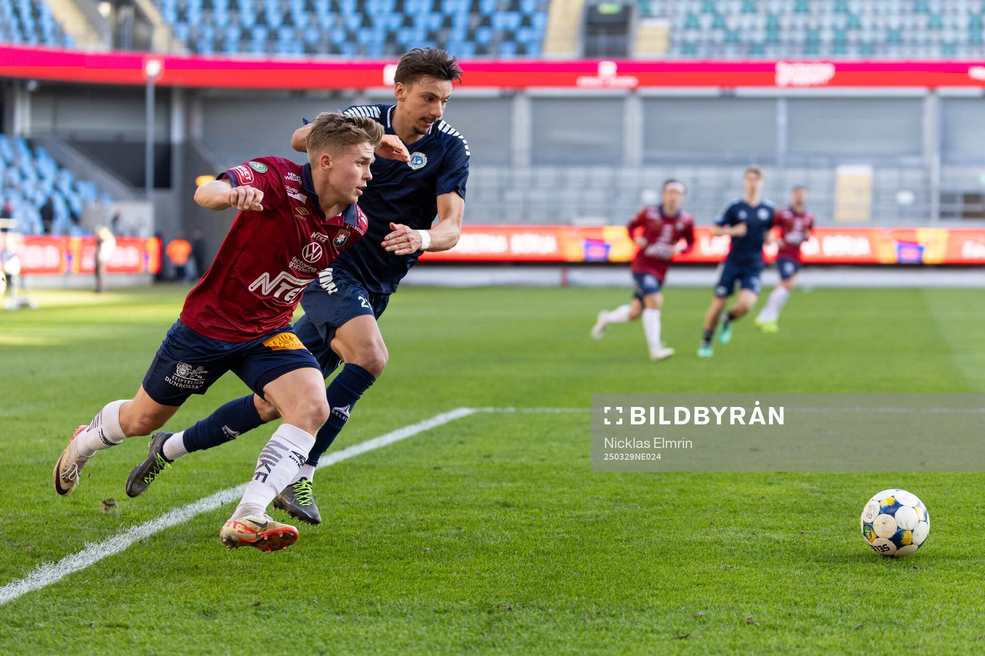 Örgrytes Isak Dahlqvist och Utsiktens Kevin Rodeblad Lowe