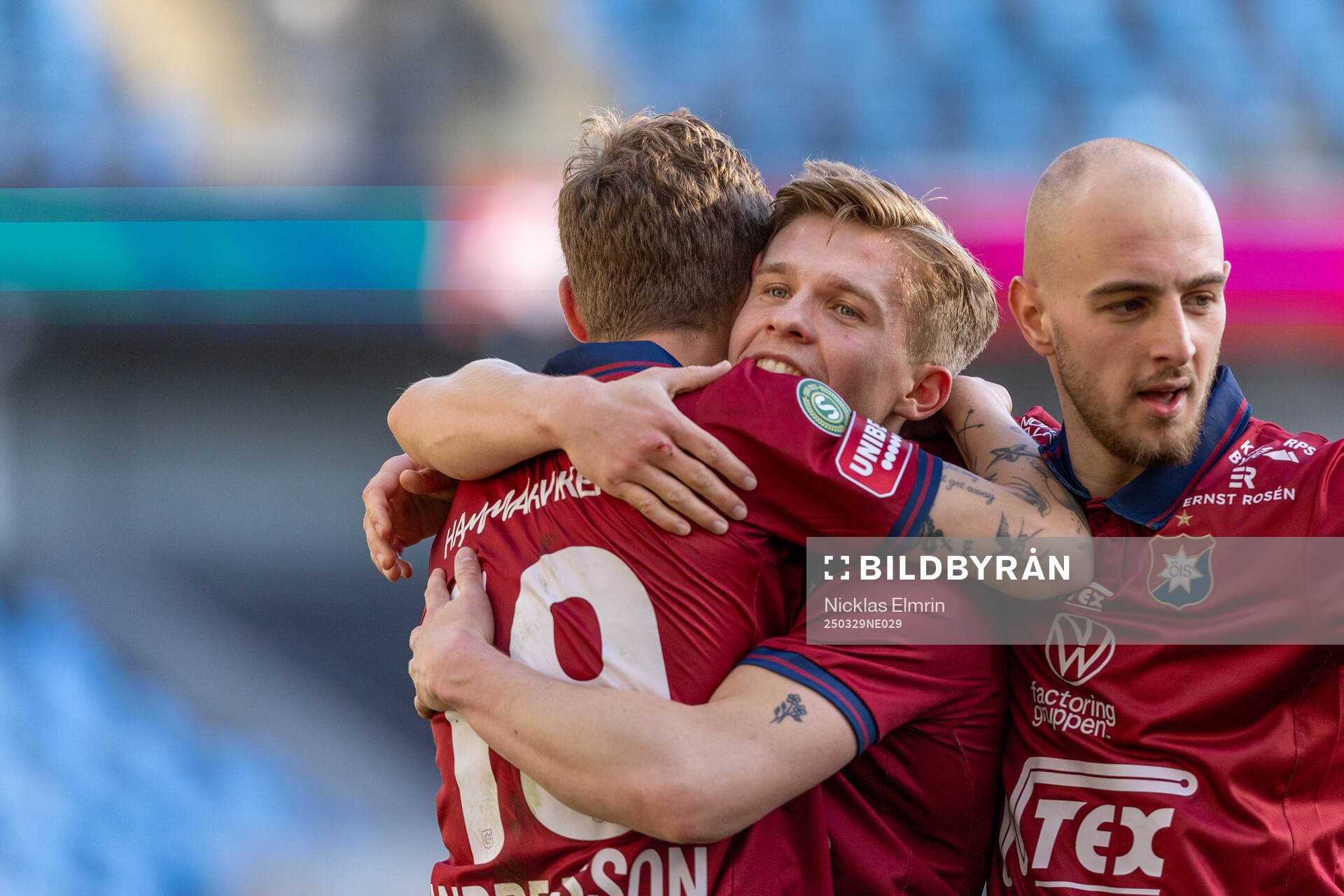 Örgrytes Isak Dahlqvist  jublar