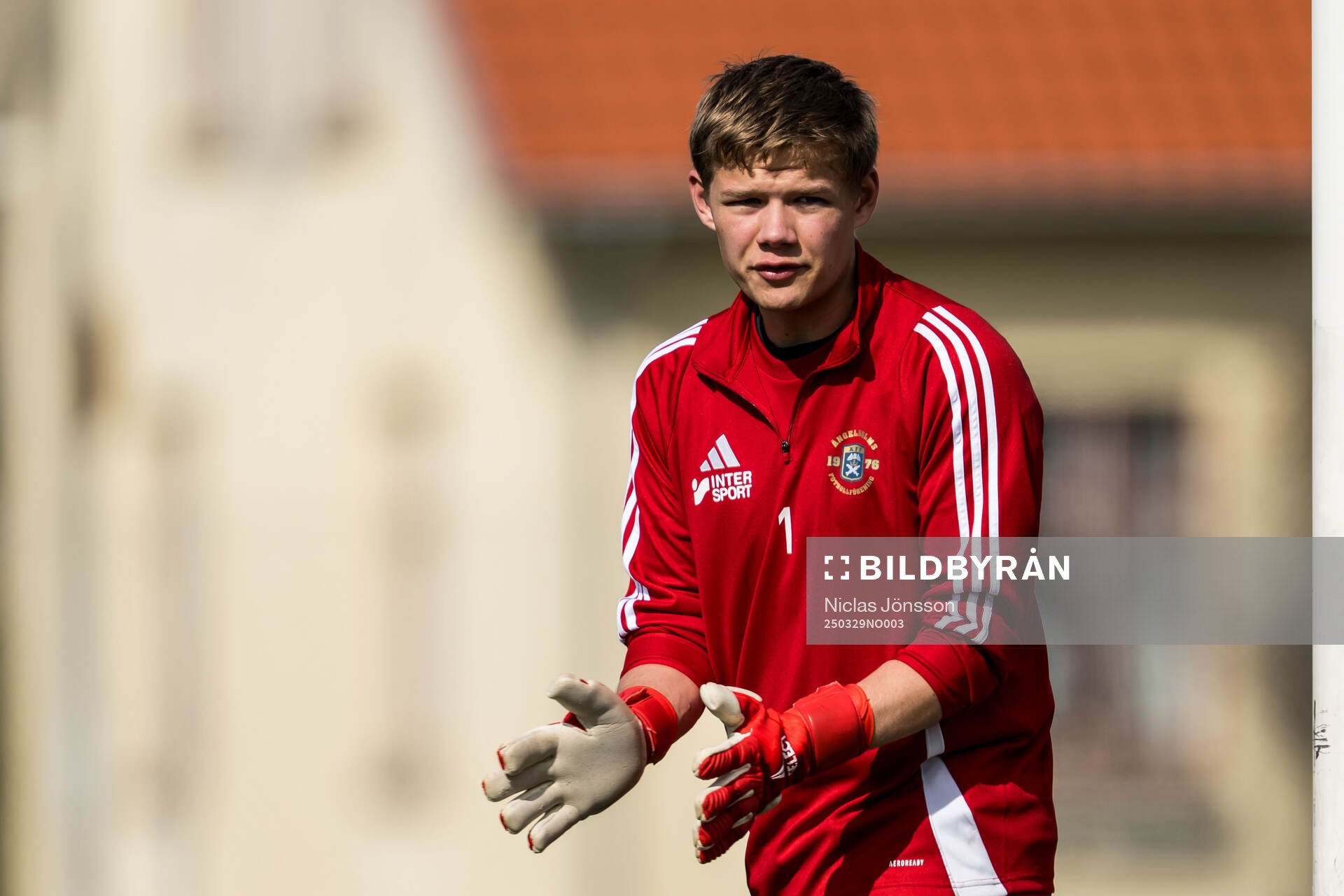 Ängelholms målvakt Lukas Bornandersson
