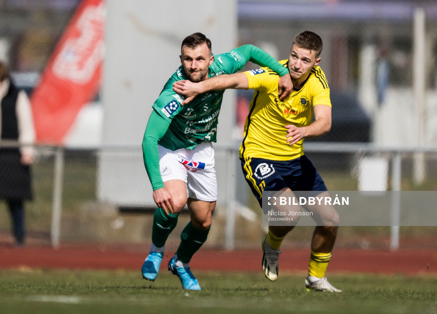 Hässleholms Adi Terzic och Ängelholms André Gustafson