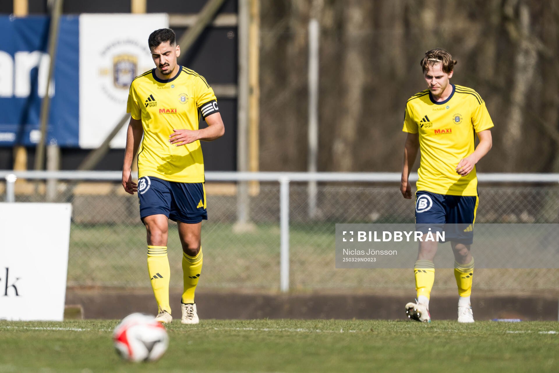 Ängelholms Mohammad Ahmadi och Leo Hedenberg deppar