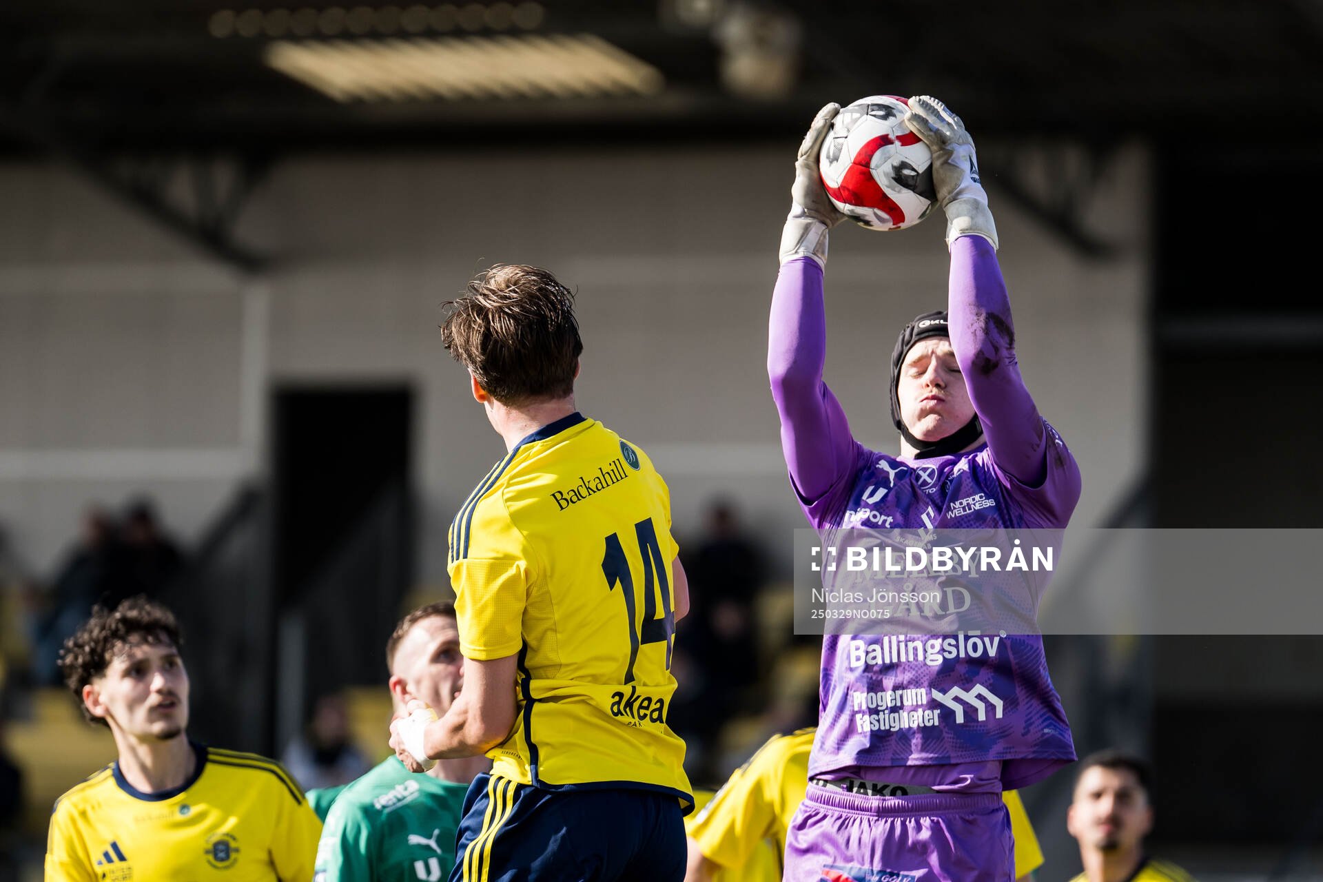 Hässleholms målvakt Liam Bengtsson