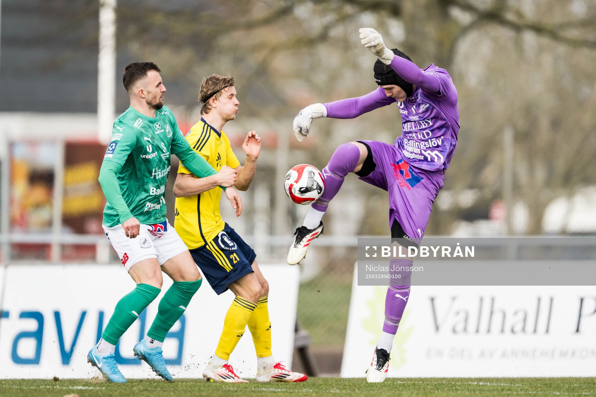 Hässleholms målvakt Liam Bengtsson