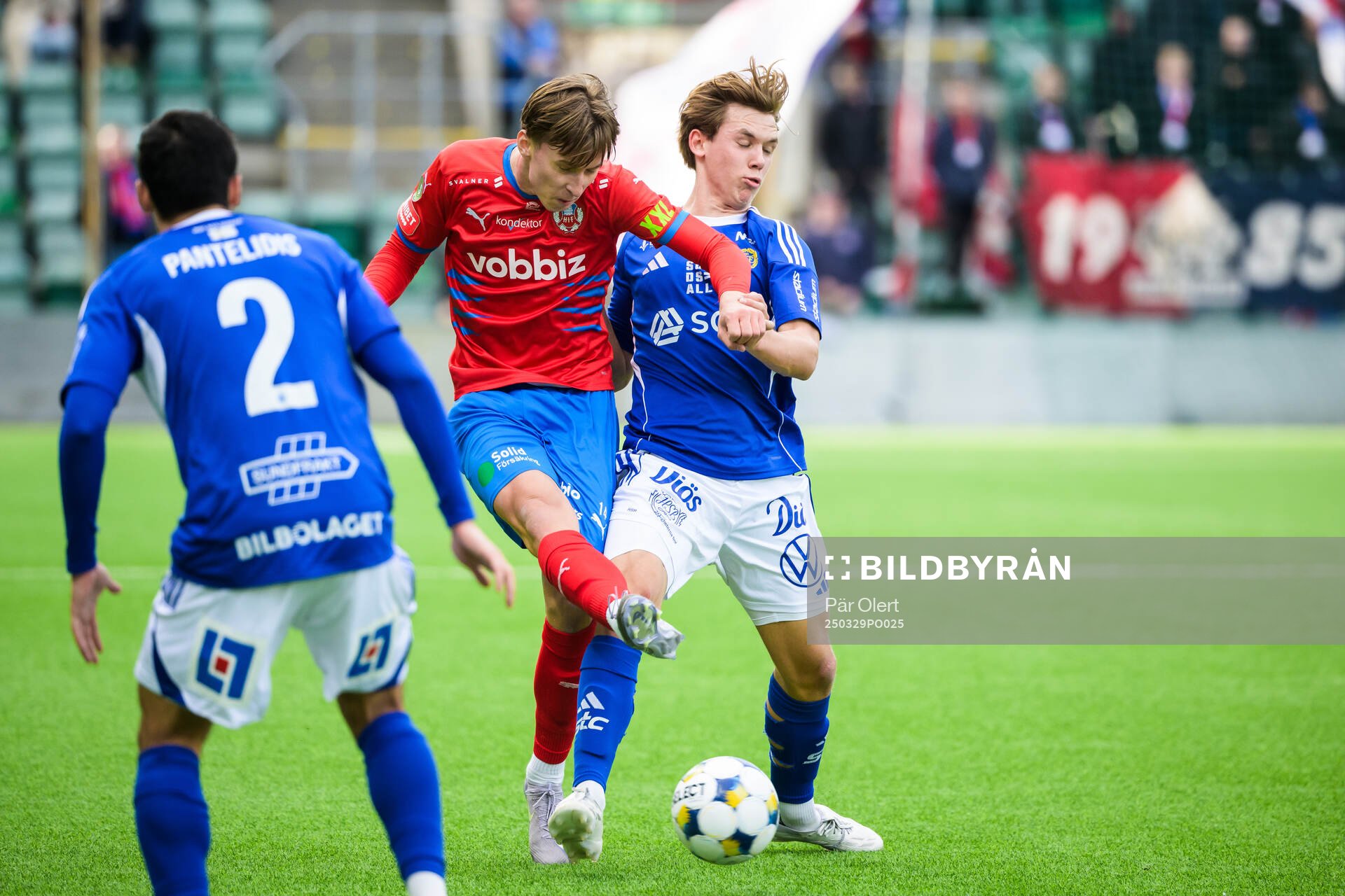 Helsingborgs Lukas Kjellnäs och GIF Sundsvalls Marcelo
