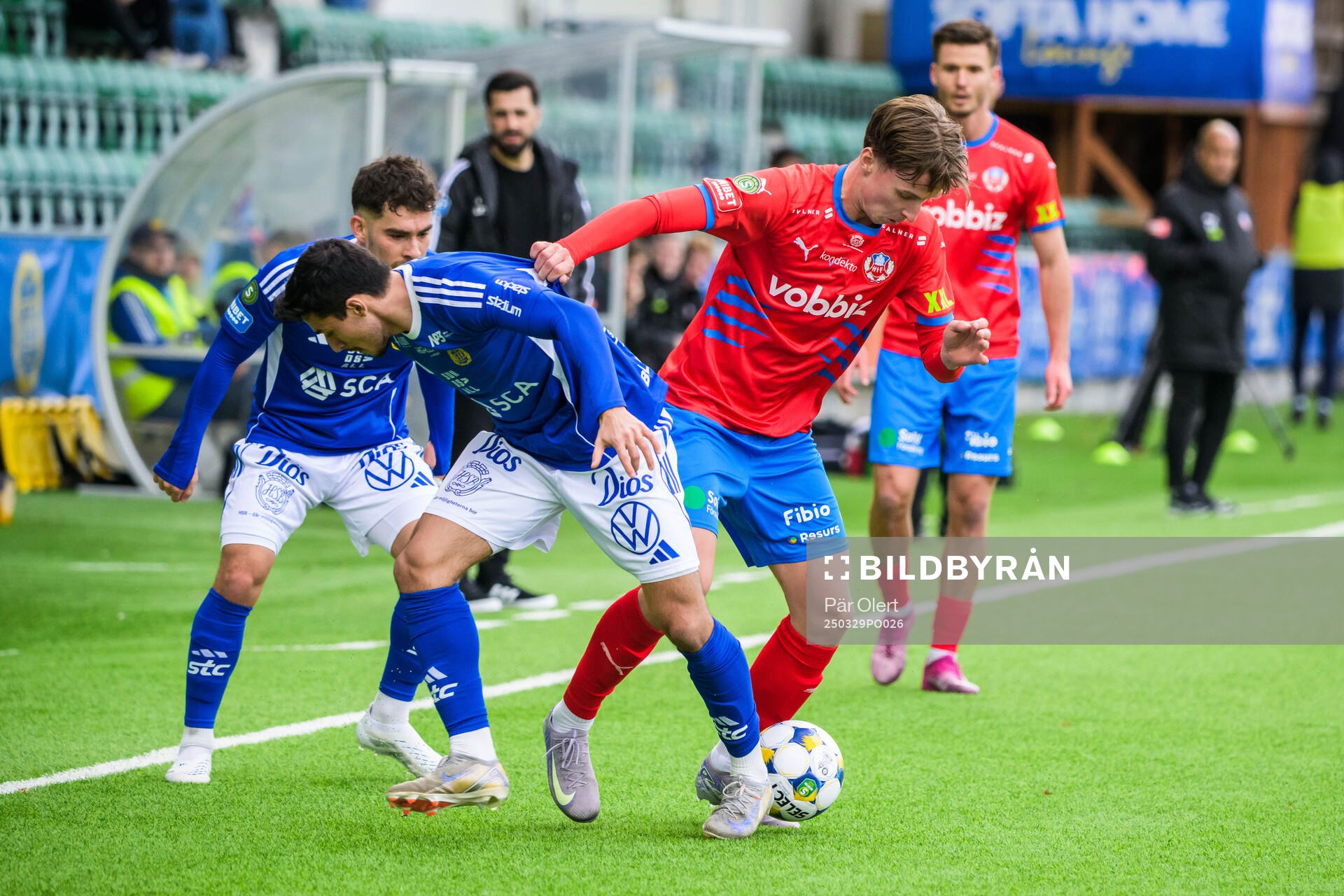 GIF Sundsvalls Alexandros Pantelidis och Helsingborgs Lukas