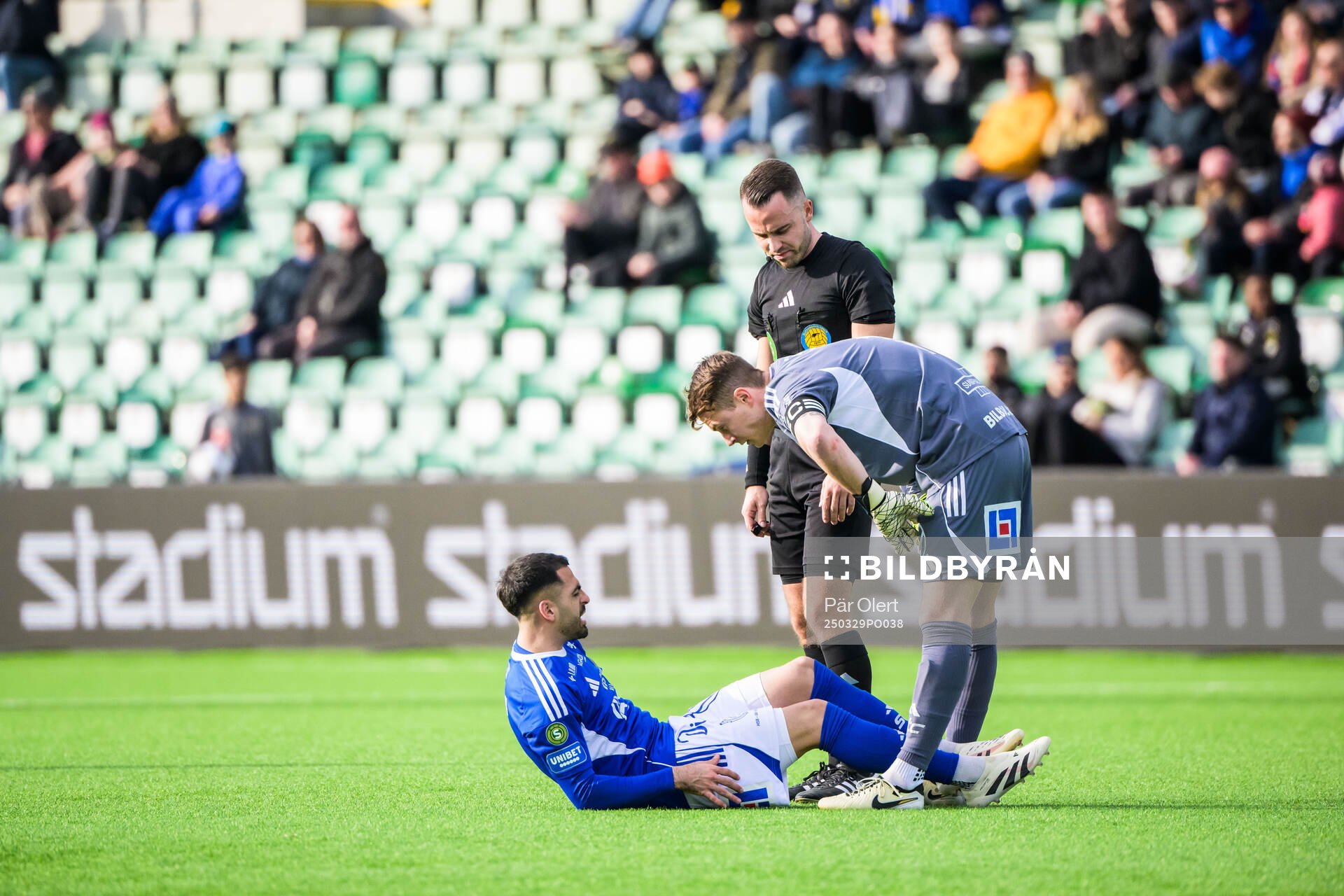 GIF Sundsvalls Samuel Asoma och målvakt Jonas Olsson