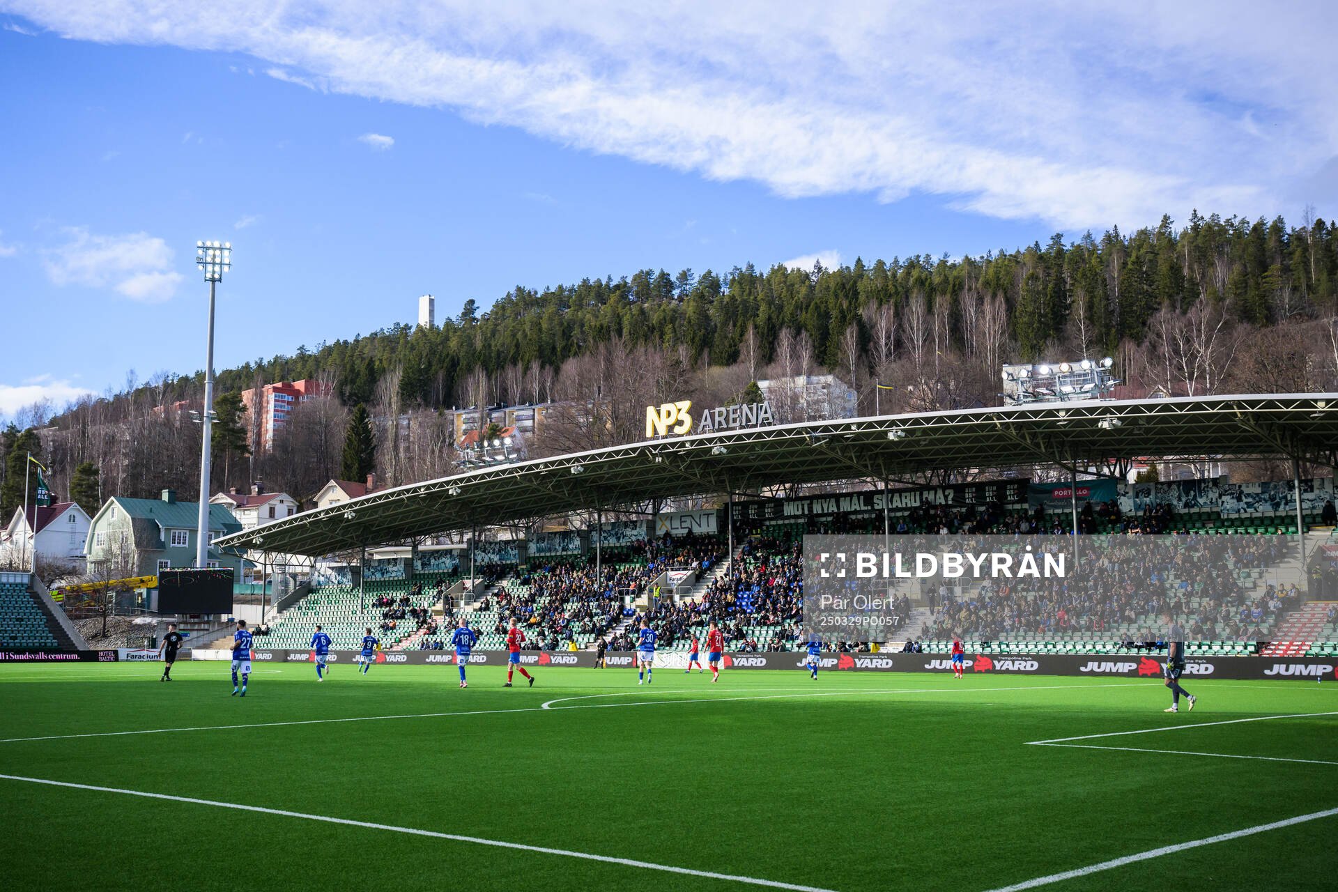 Vy över Norrporten Arena