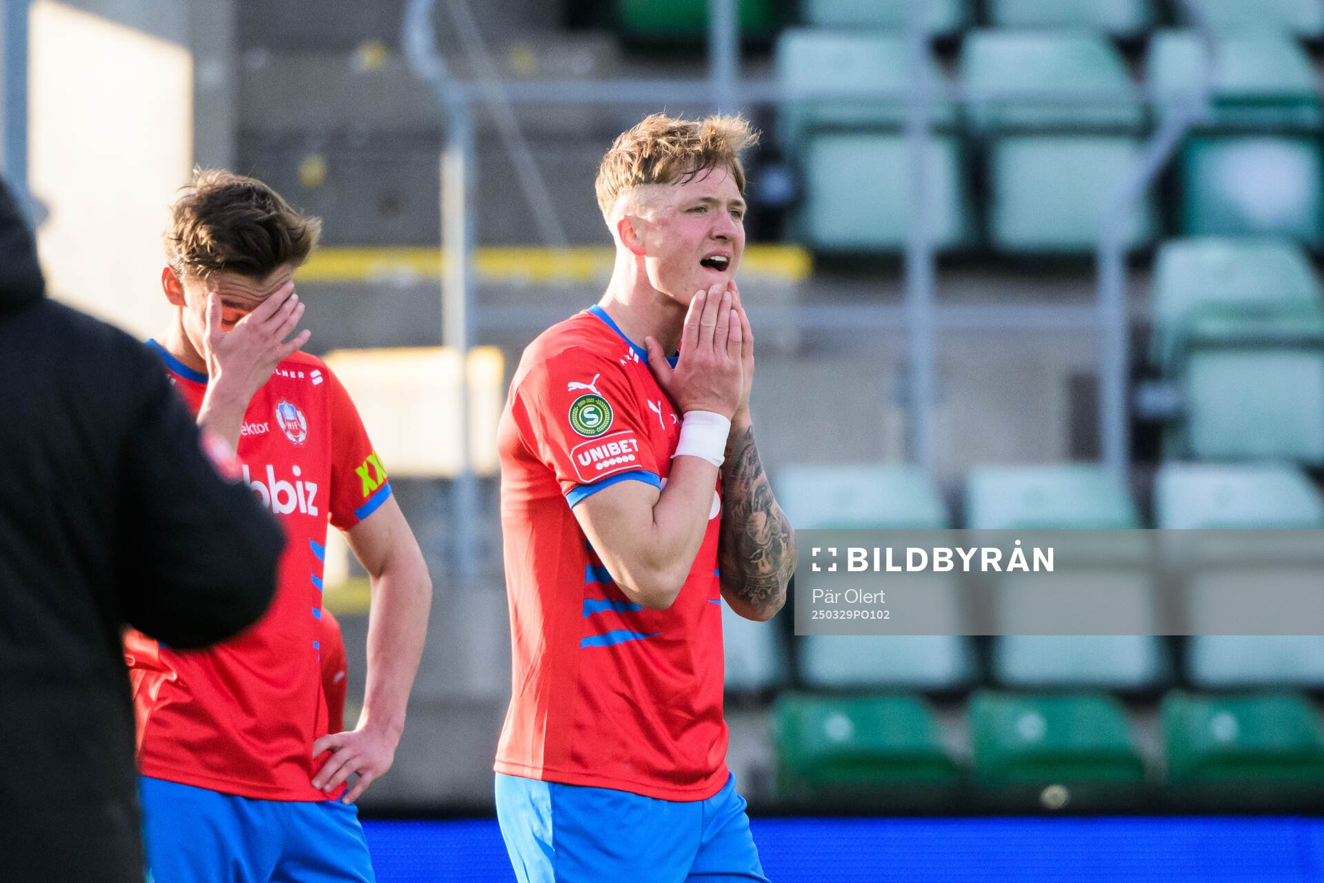 Helsingborgs Marcus Gudmann deppar