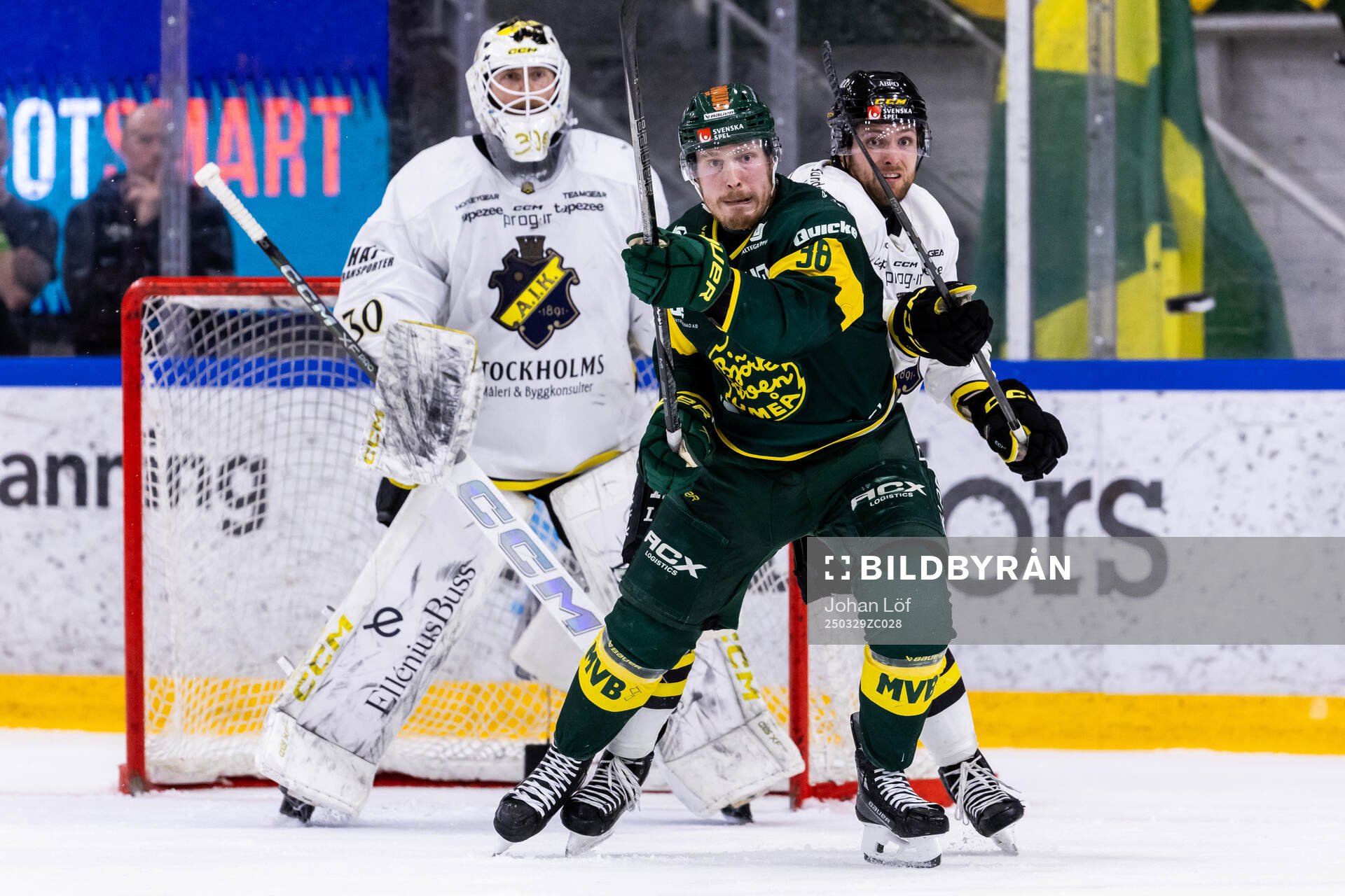 Björklövens Erik Andersson gör 3-2 målet