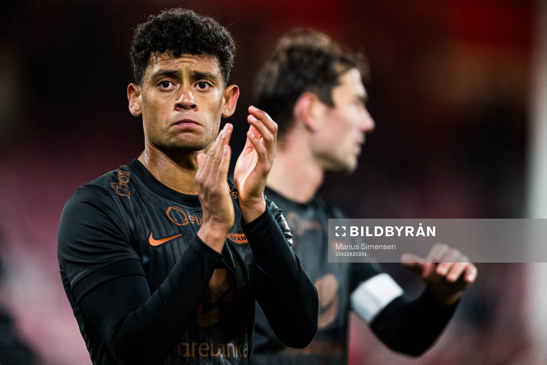 Japhet Sery Larsen of Brann looks dejected