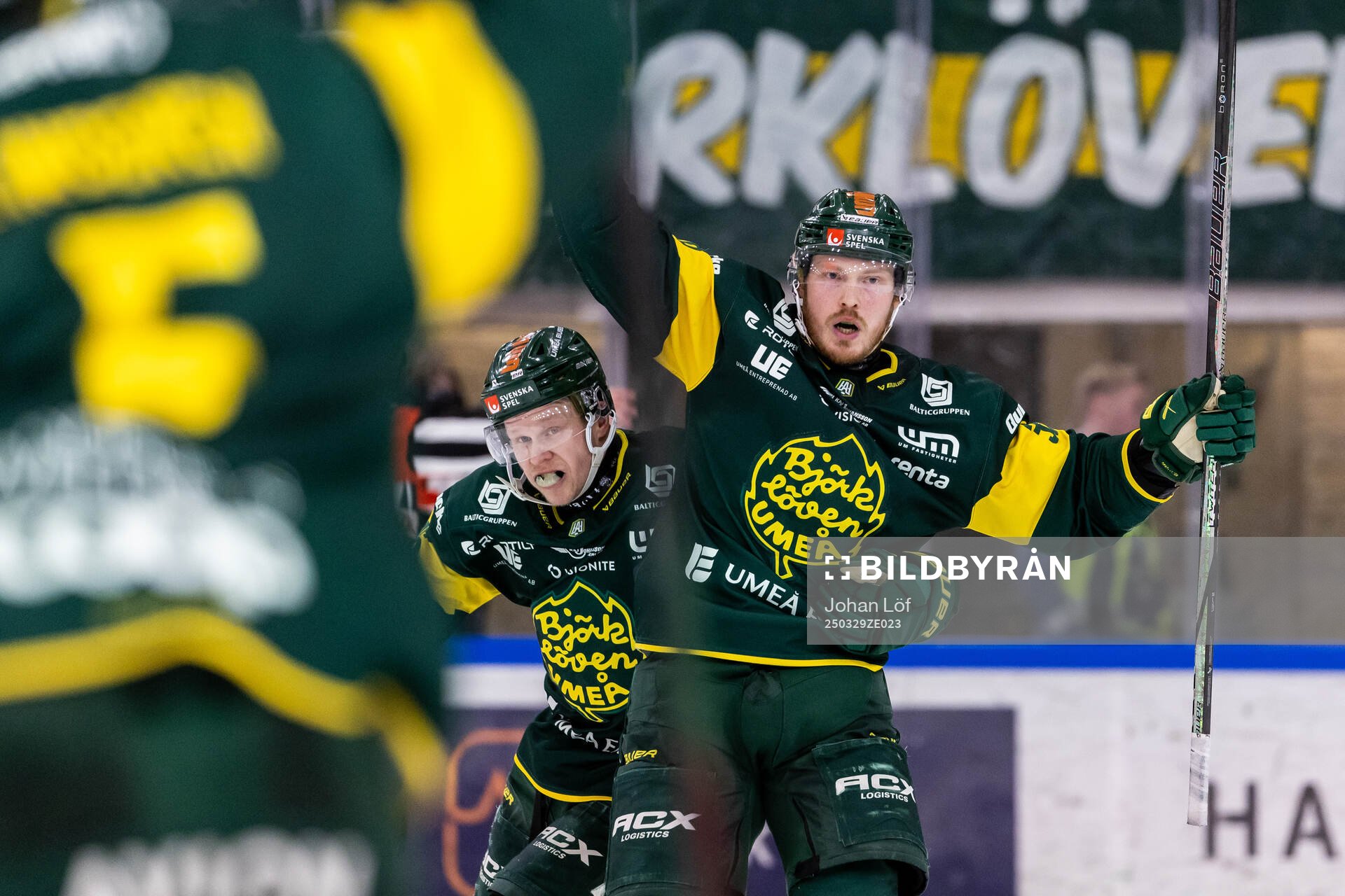 Björklövens Erik Andersson jublar