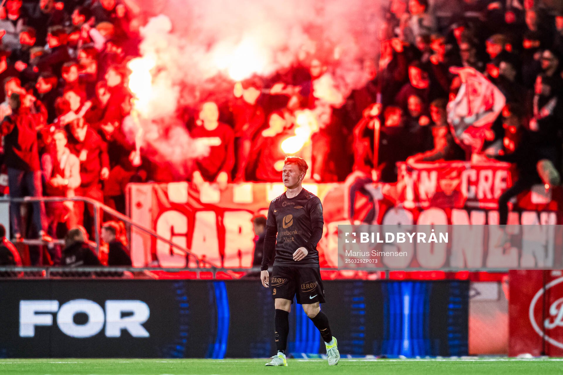 Eggert Aron Gudmundsson of Brann looks dejected