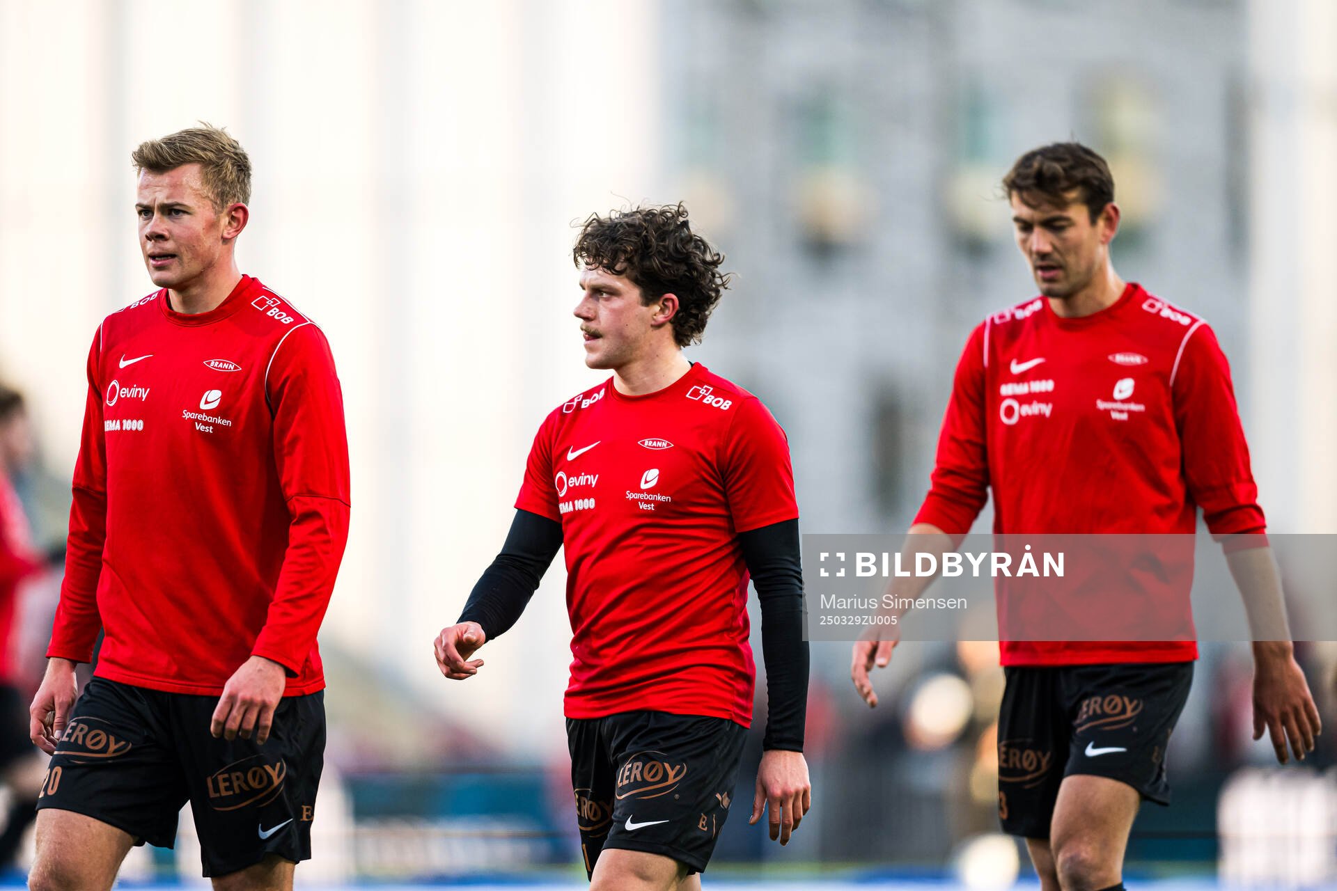 Aune Heggebø, Denzel De Roeve and Fredrik Pallesen Knudsen