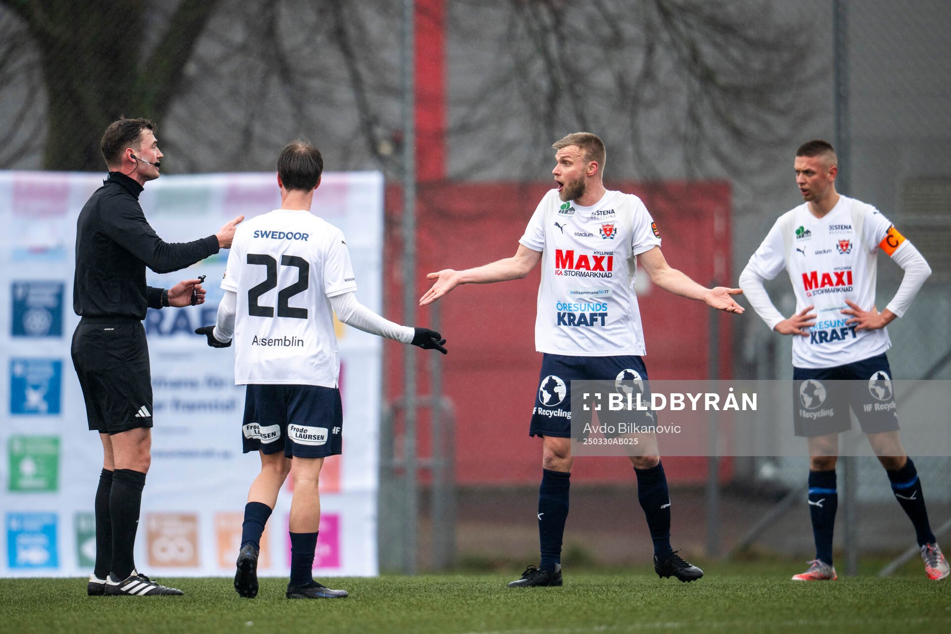 Åstorps FFs Robin Nilsson agerar