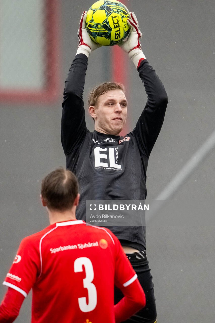 Bergdalens IKs målvakt Hampus Falk