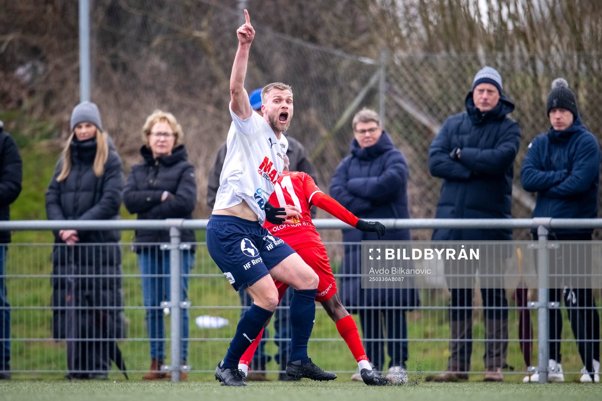 Åstorps FFs Robin Nilsson agerar