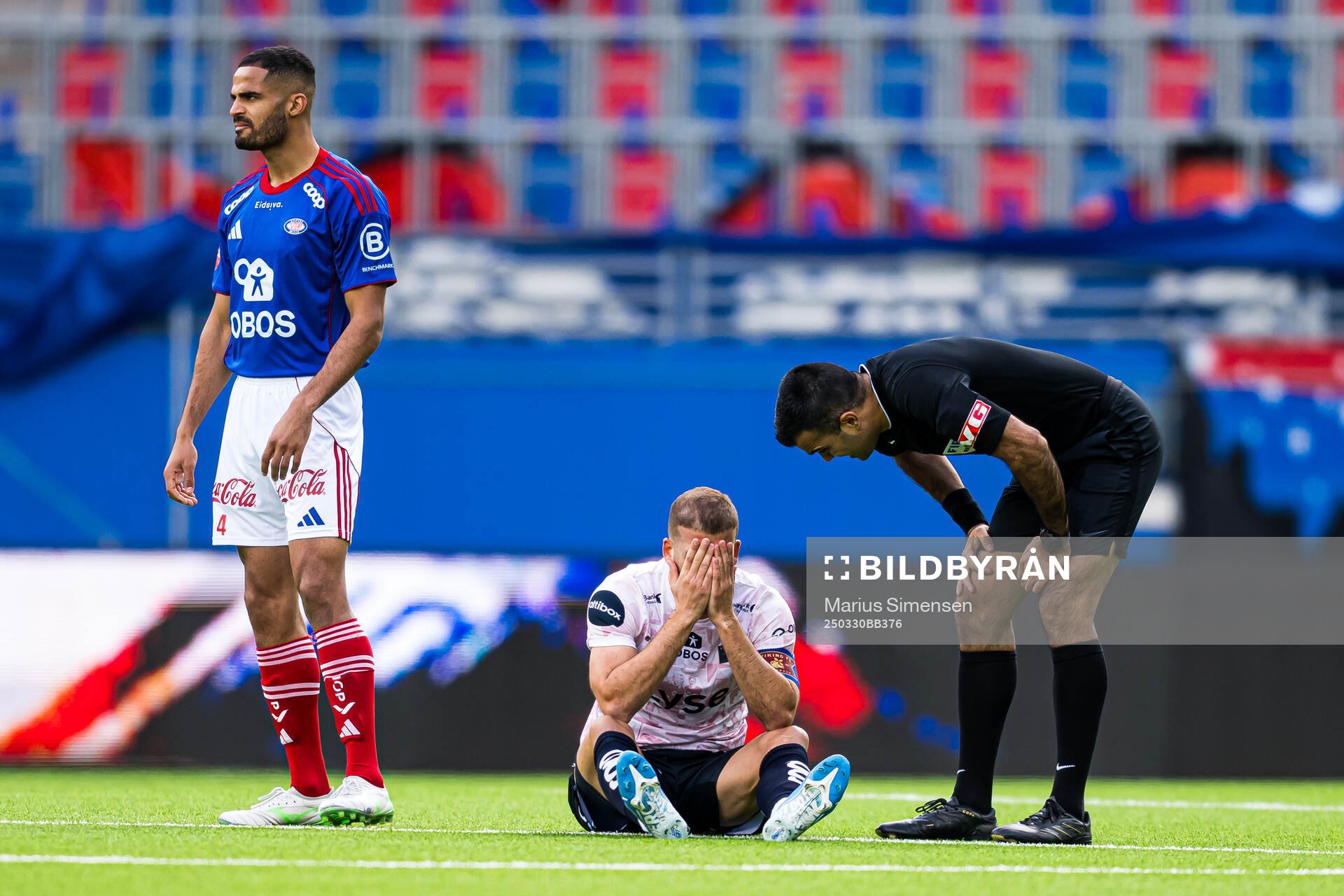 Zlatko Hovland Tripic of Viking in pain