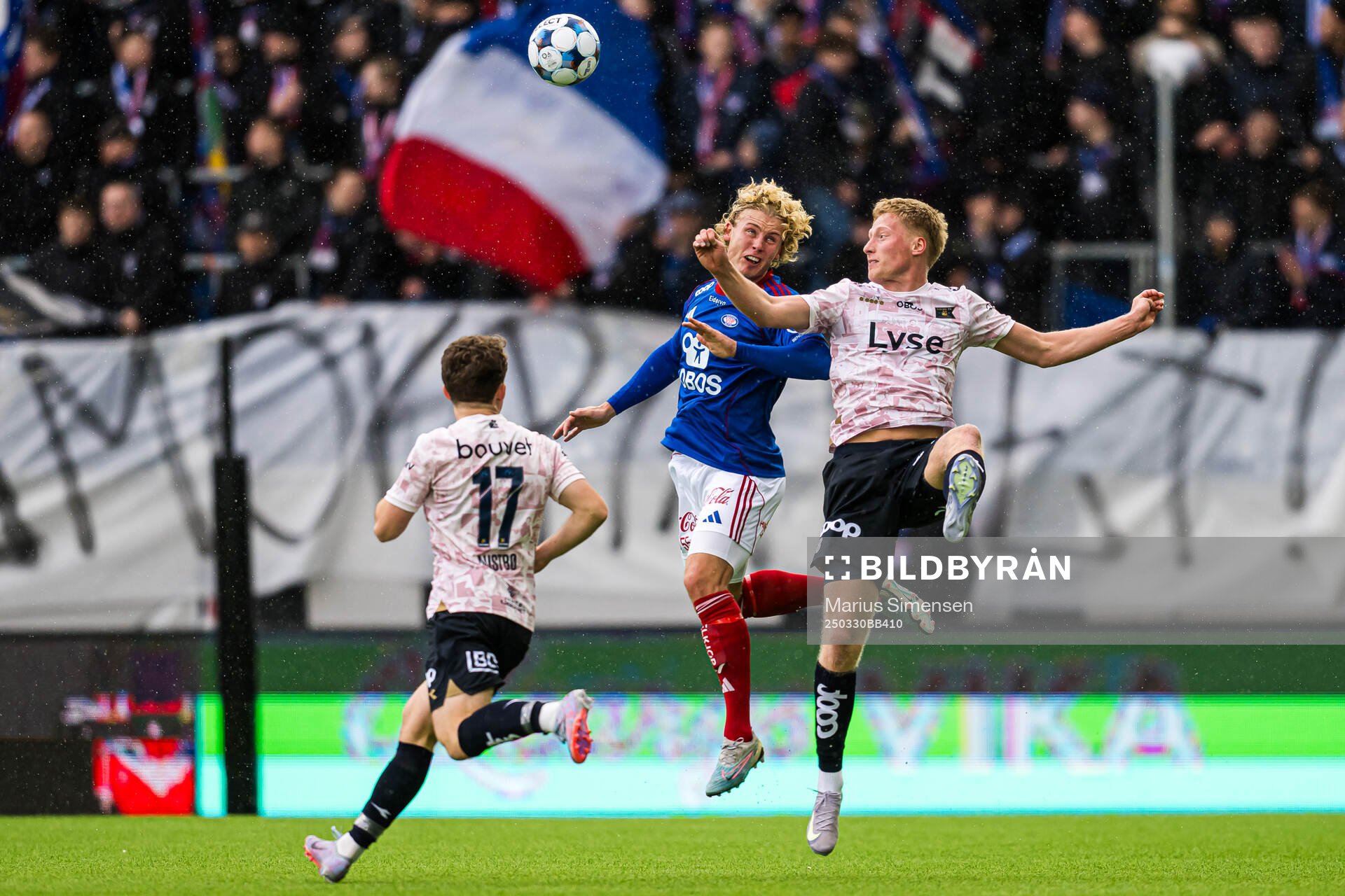 Sebastian Jarl of Vålerenga and Hilmir Rafn Mikaelsson of