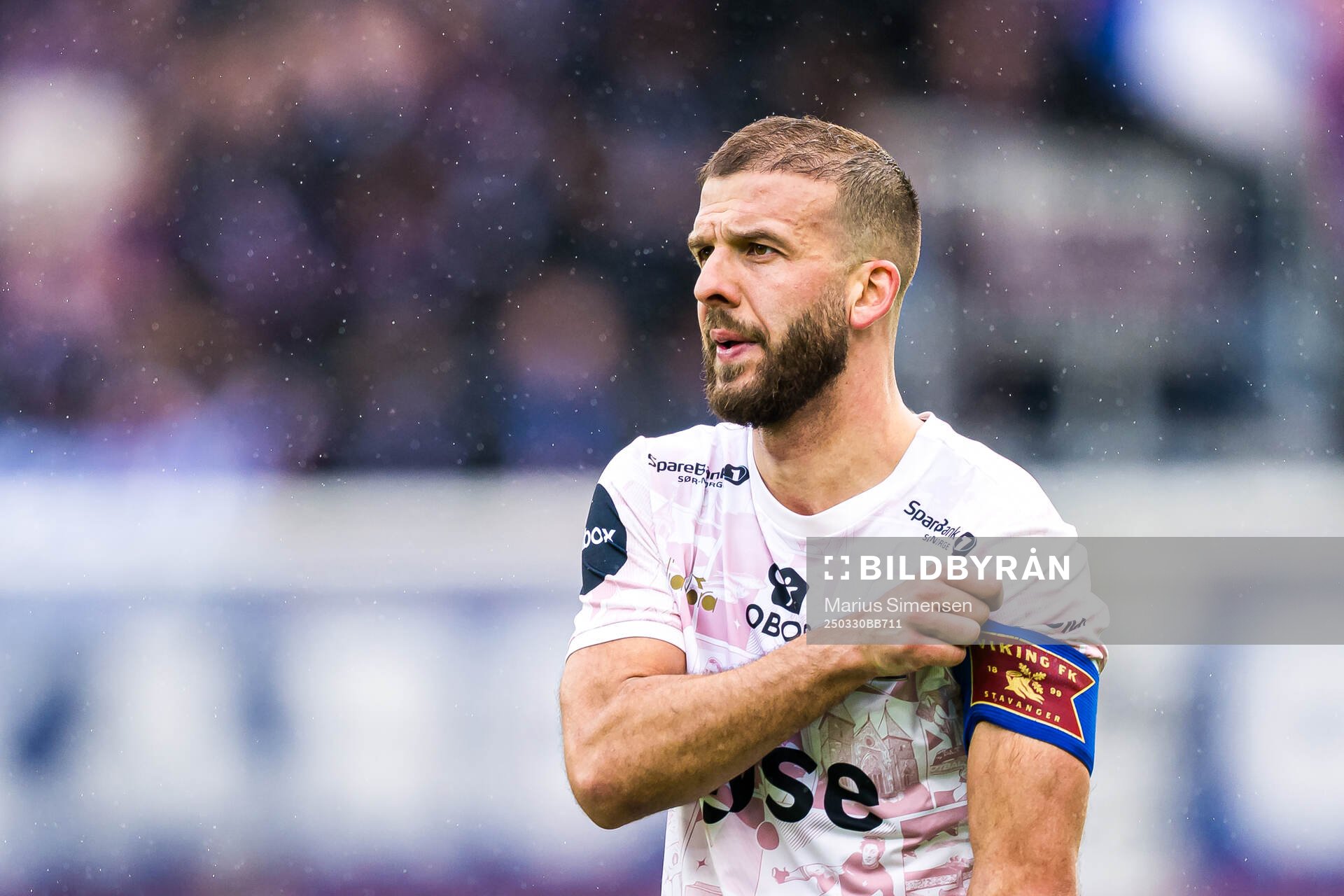 Zlatko Tripic of Viking looks dejected