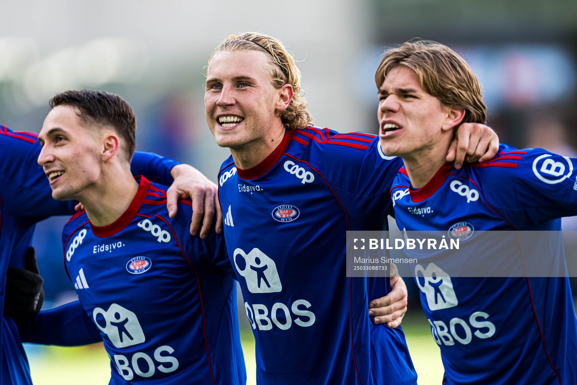 Sebastian Jarl of Vålerenga celebrates