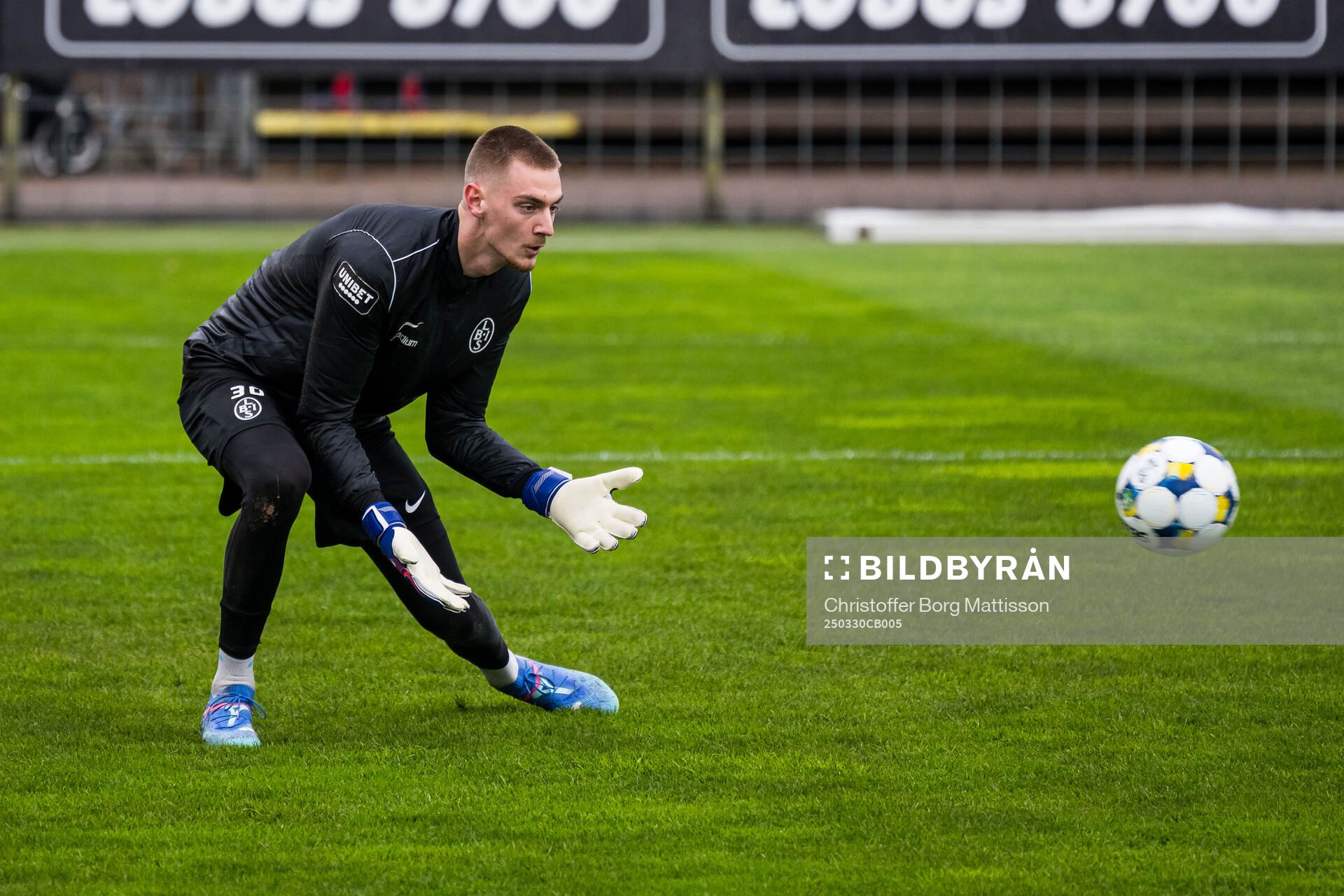 Landskronas målvakt Marcus Pettersson
