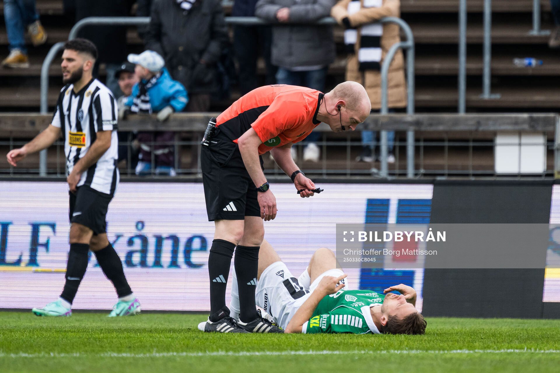 Domare Per Melin och Brages Jacob Stensson