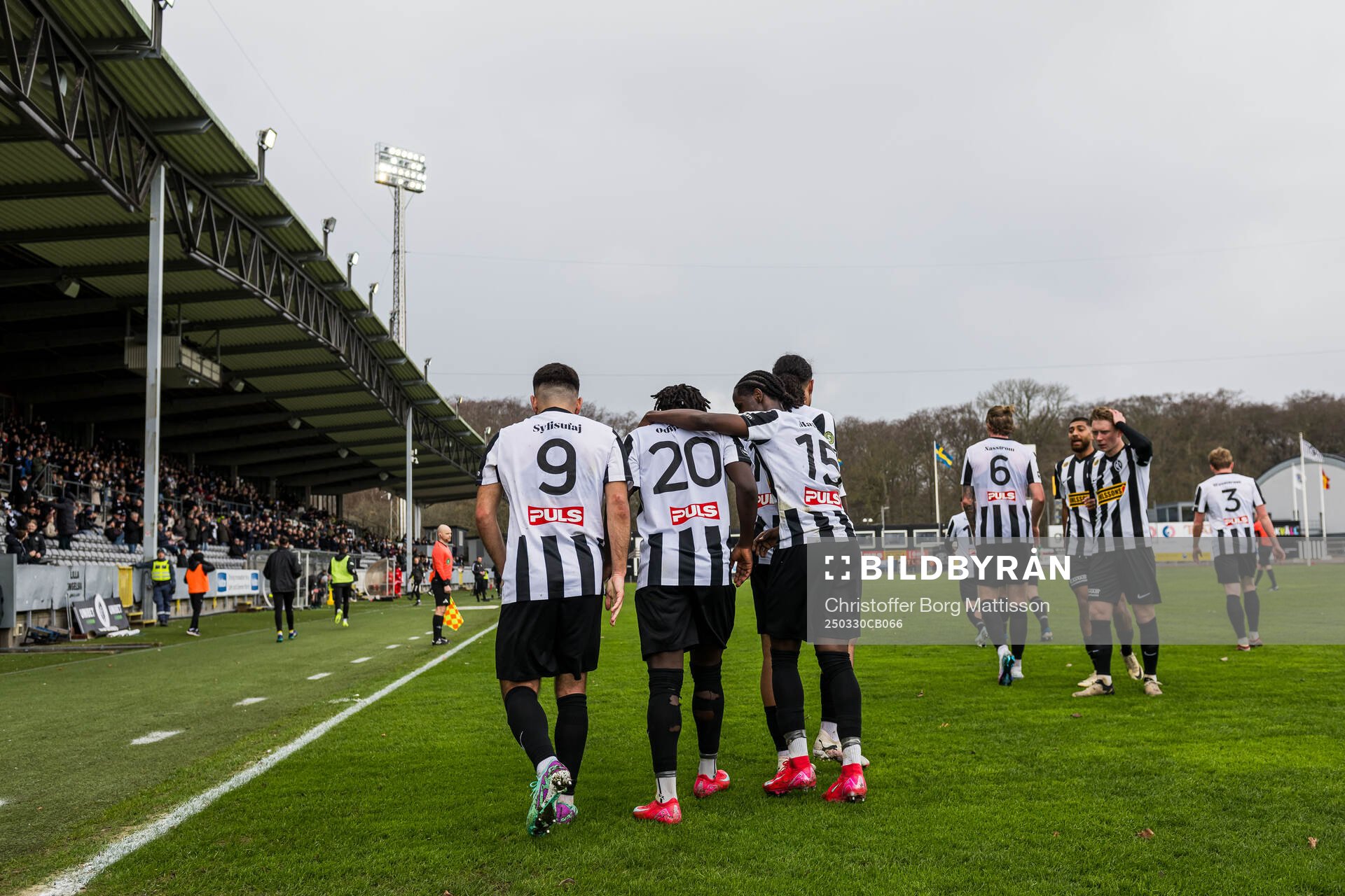 Landskronas Xavier Odhiambo jublar