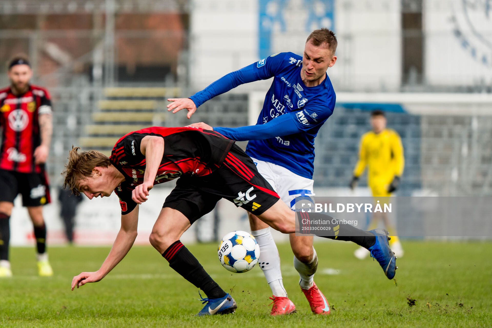 Östersunds Albin Sporrong och Trelleborgs Filip Bohman