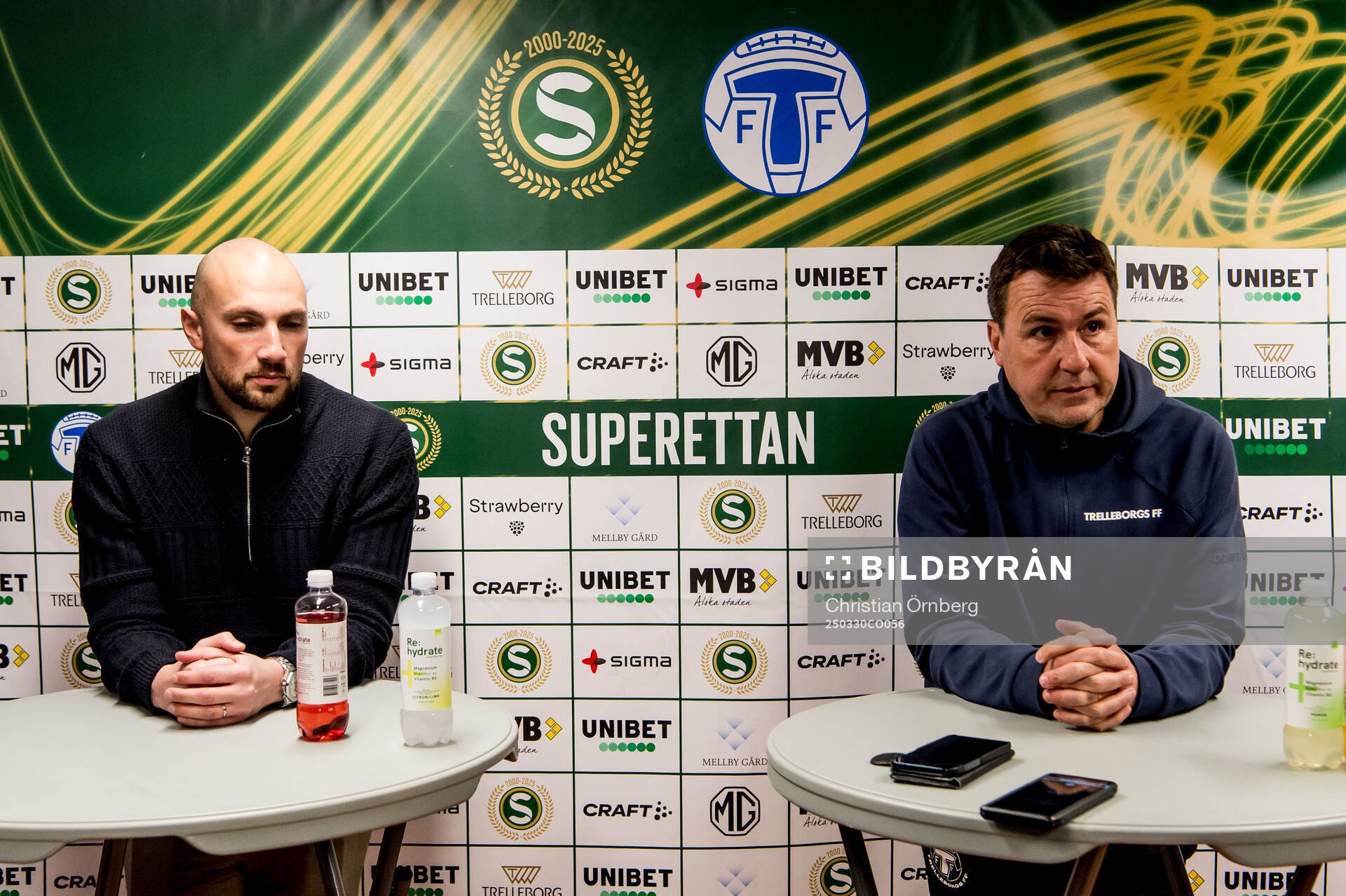 Östersunds tränare Kiarash Livani och Trelleborgs