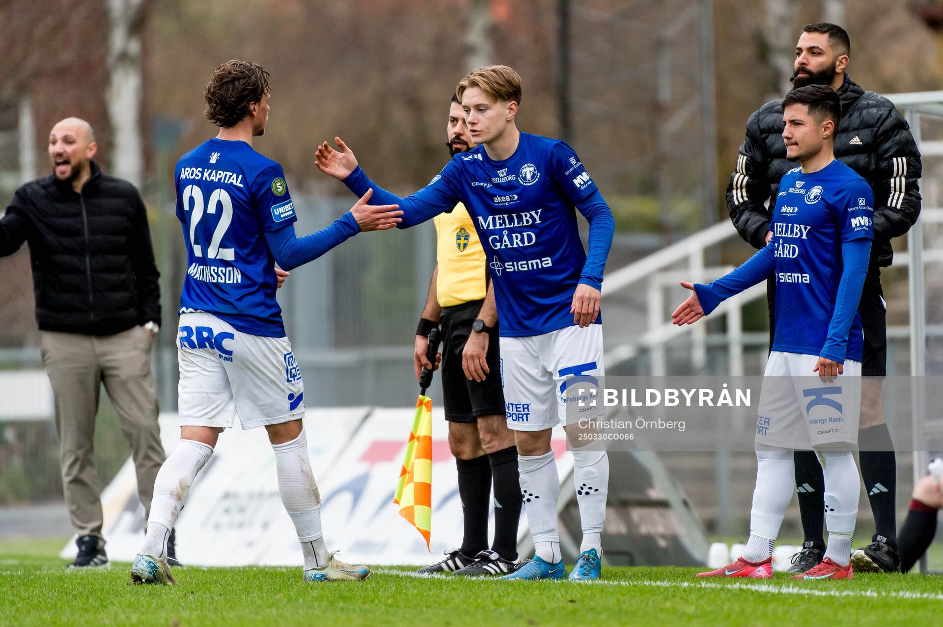 Trelleborgs Fredrik Martinsson och Oskar Ruuska