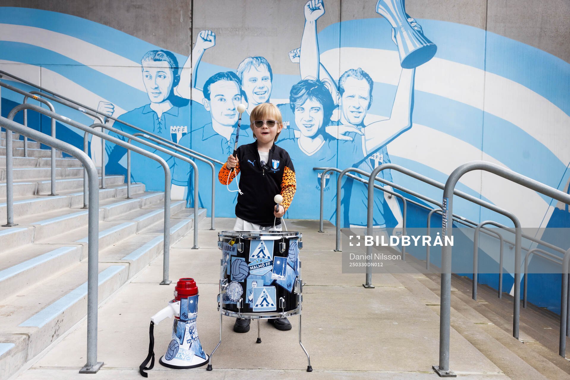 Ralph Haugaard, 6 år är capo på Eleda Stadion