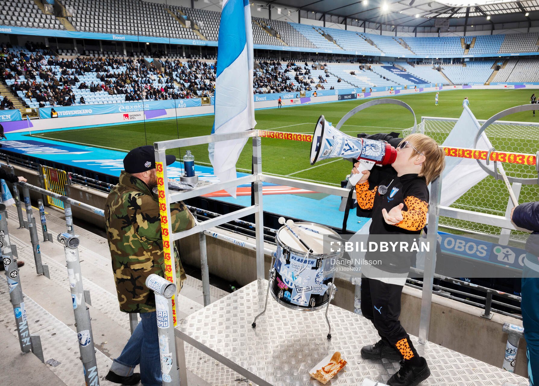Ralph Haugaard, 6 år är capo på Eleda Stadion