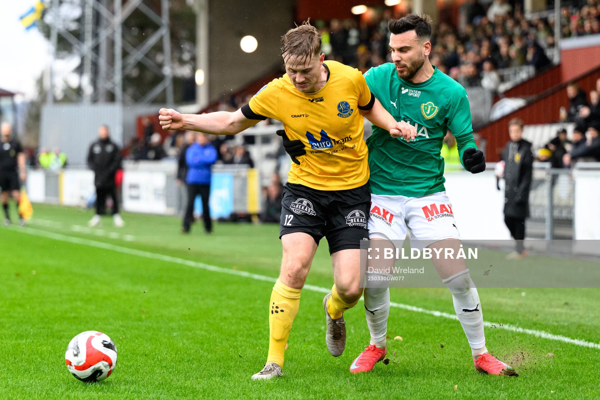 Lunds BKs Jesper Strid och Jönköpings Södras Dzenis