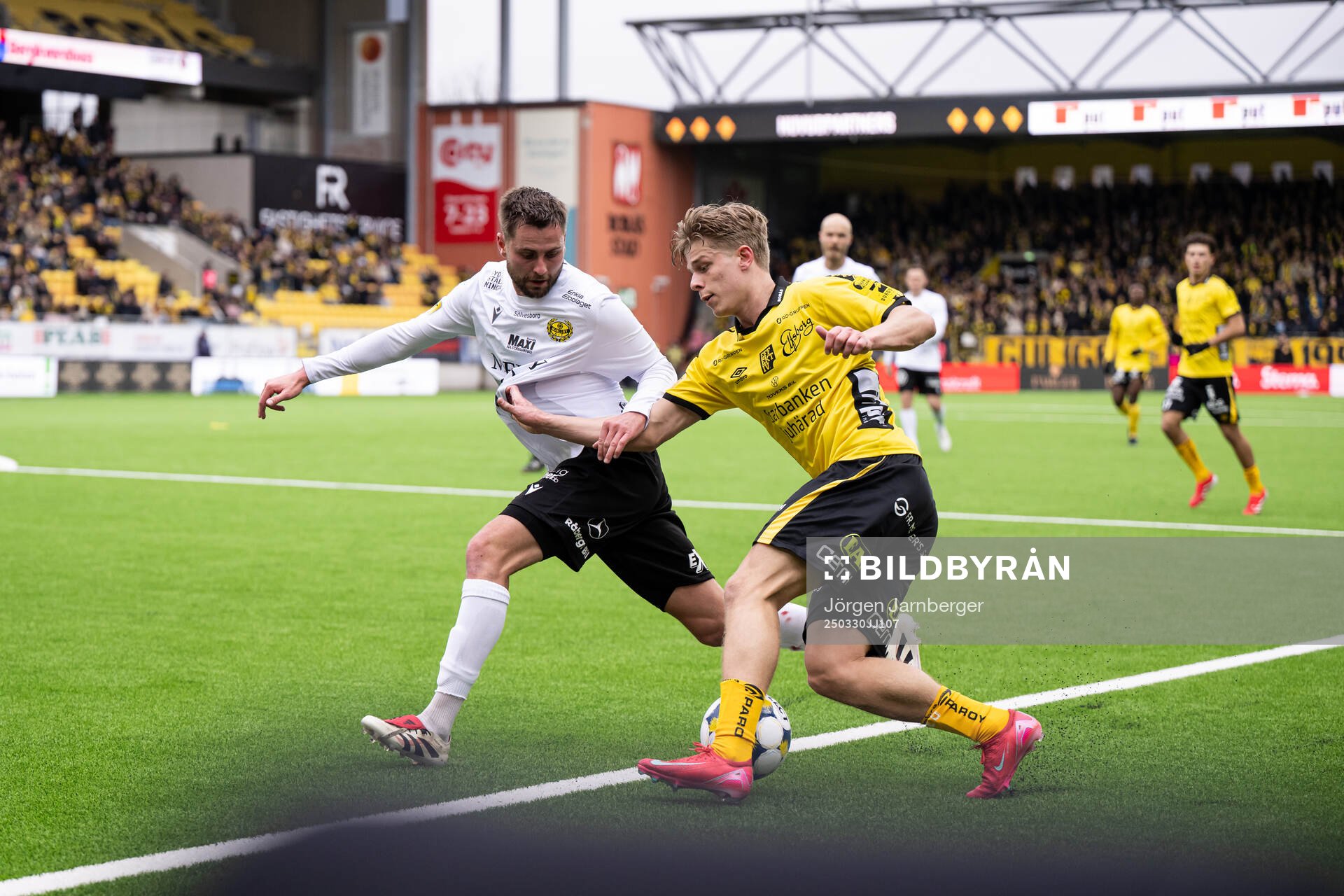 Mjällbys Axel Norén och Elfsborgs Gottfrid Rapp