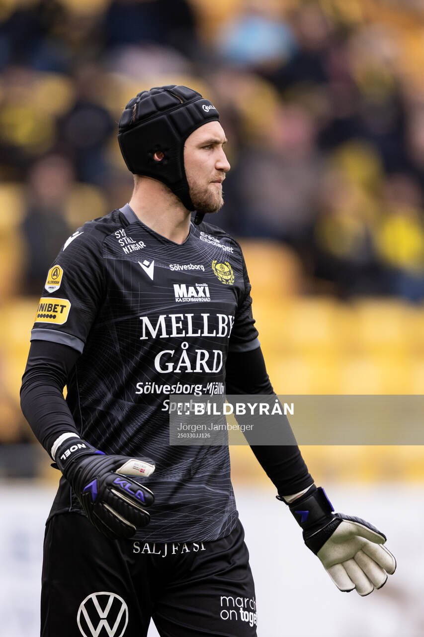 Mjällbys målvakt Noel Törnqvist