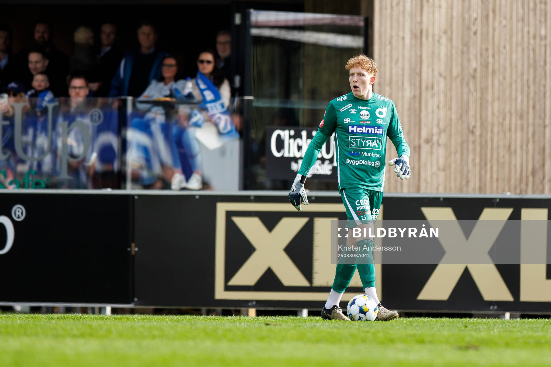 Degerfors målvakt Rasmus Forsell