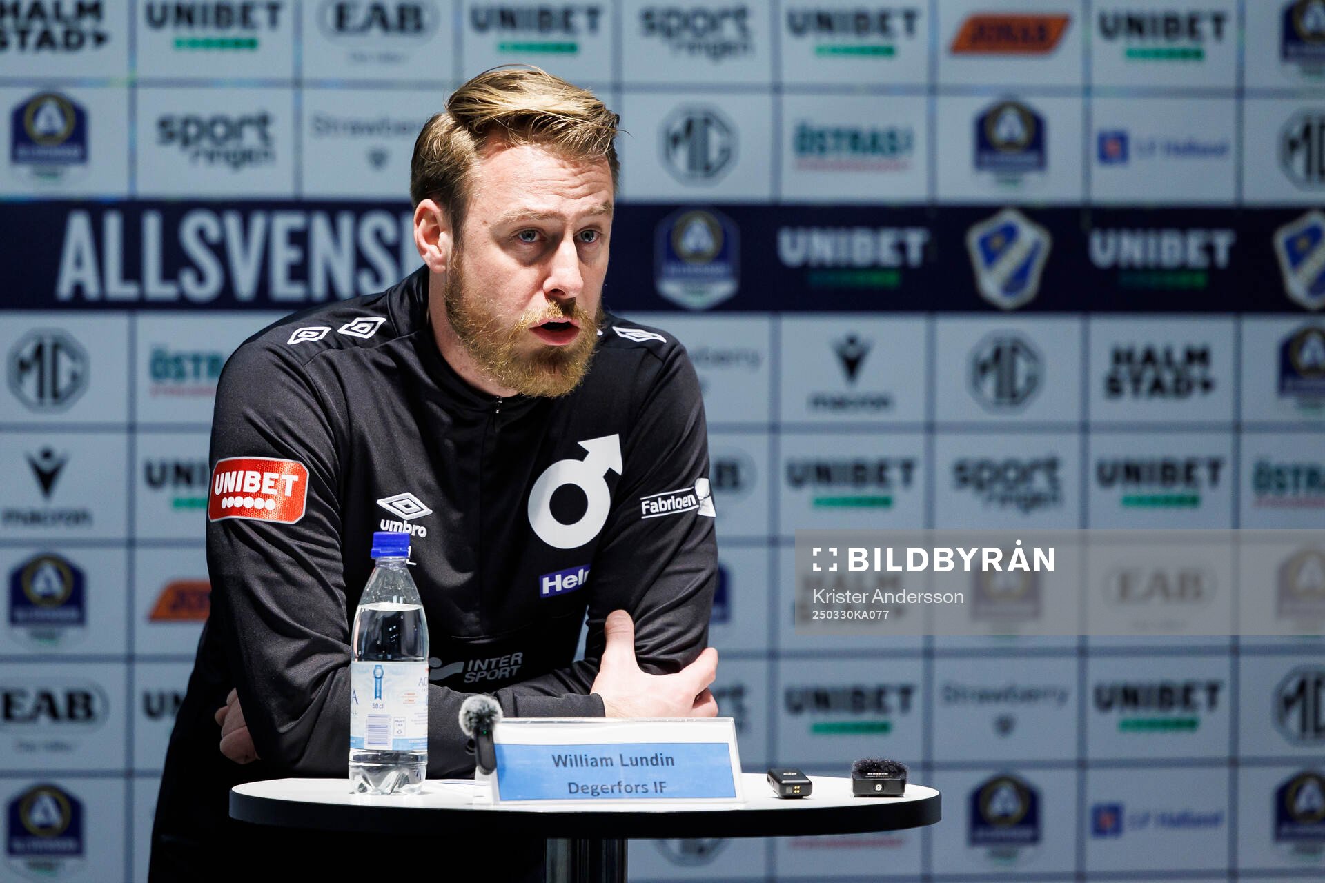 Degerfors tränare William Lundin