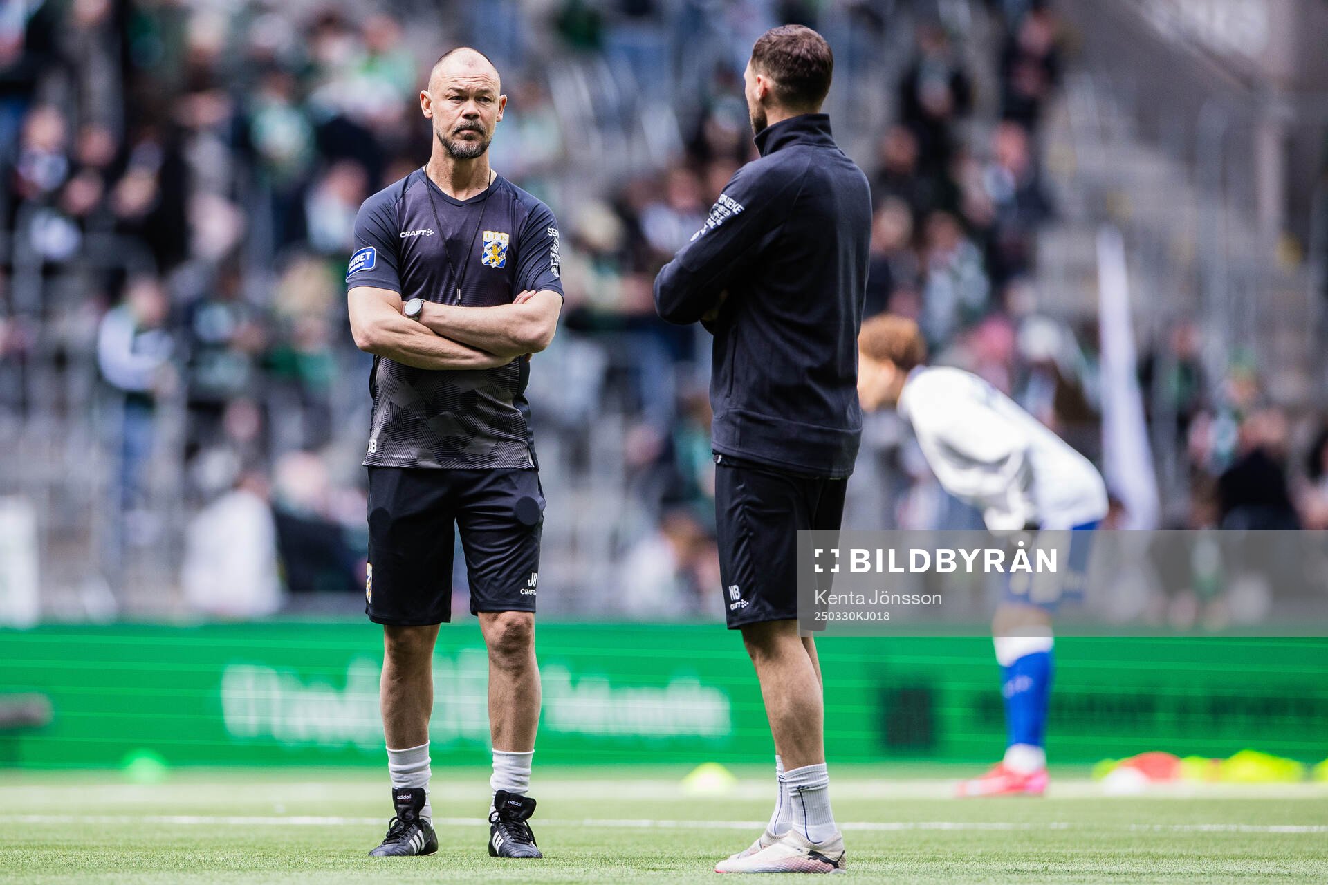 IFK Göteborgs assisterande tränare Joachim Björklund och