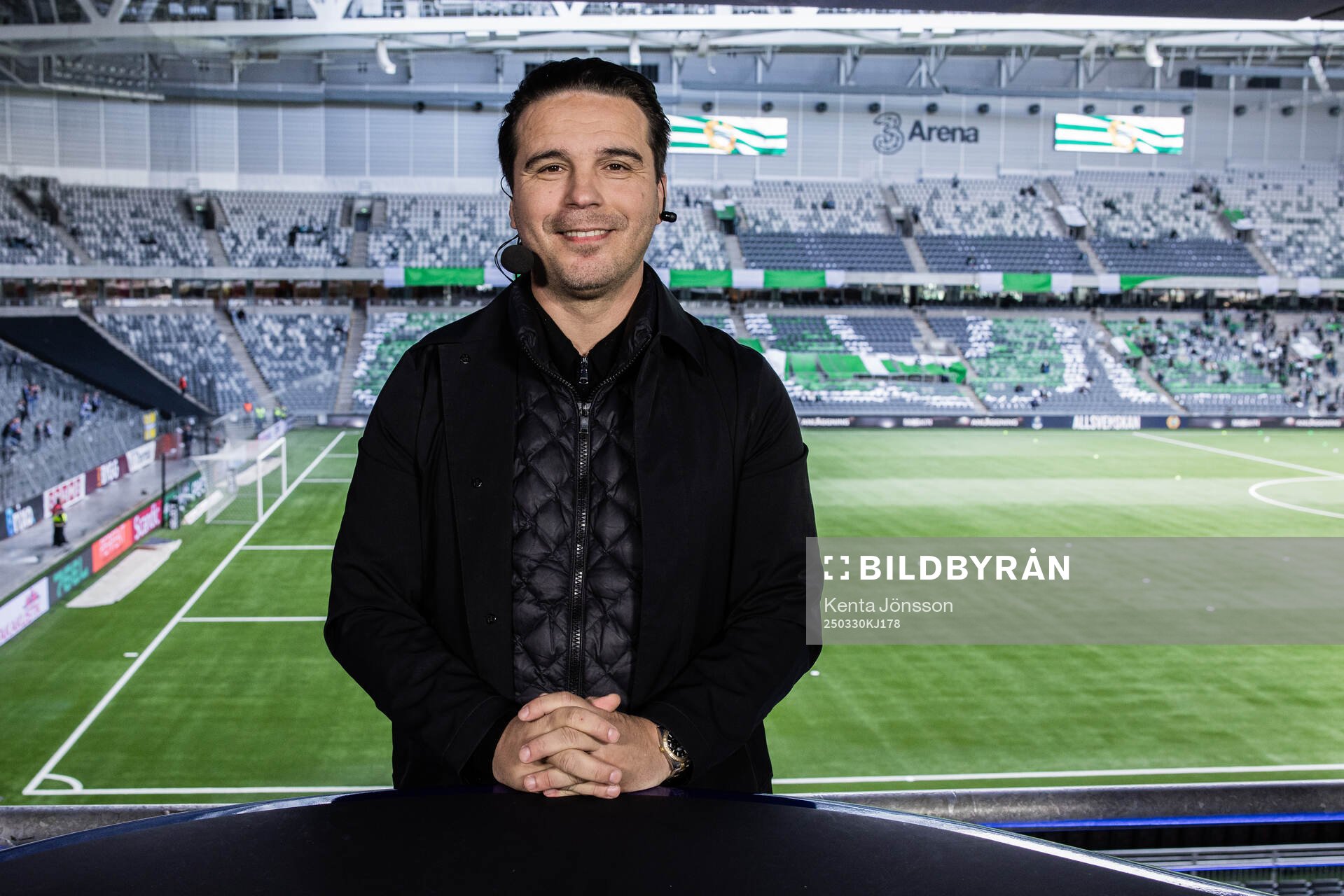 Nordin Gerzic i Max TV-studio