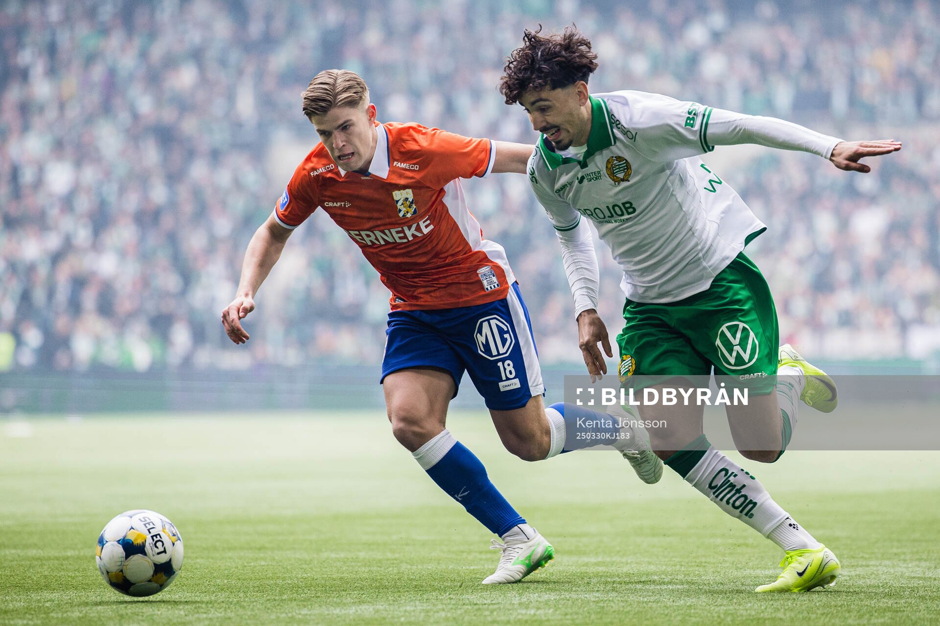 IFK Göteborgs Felix Eriksson och Hammarbys Sebastian