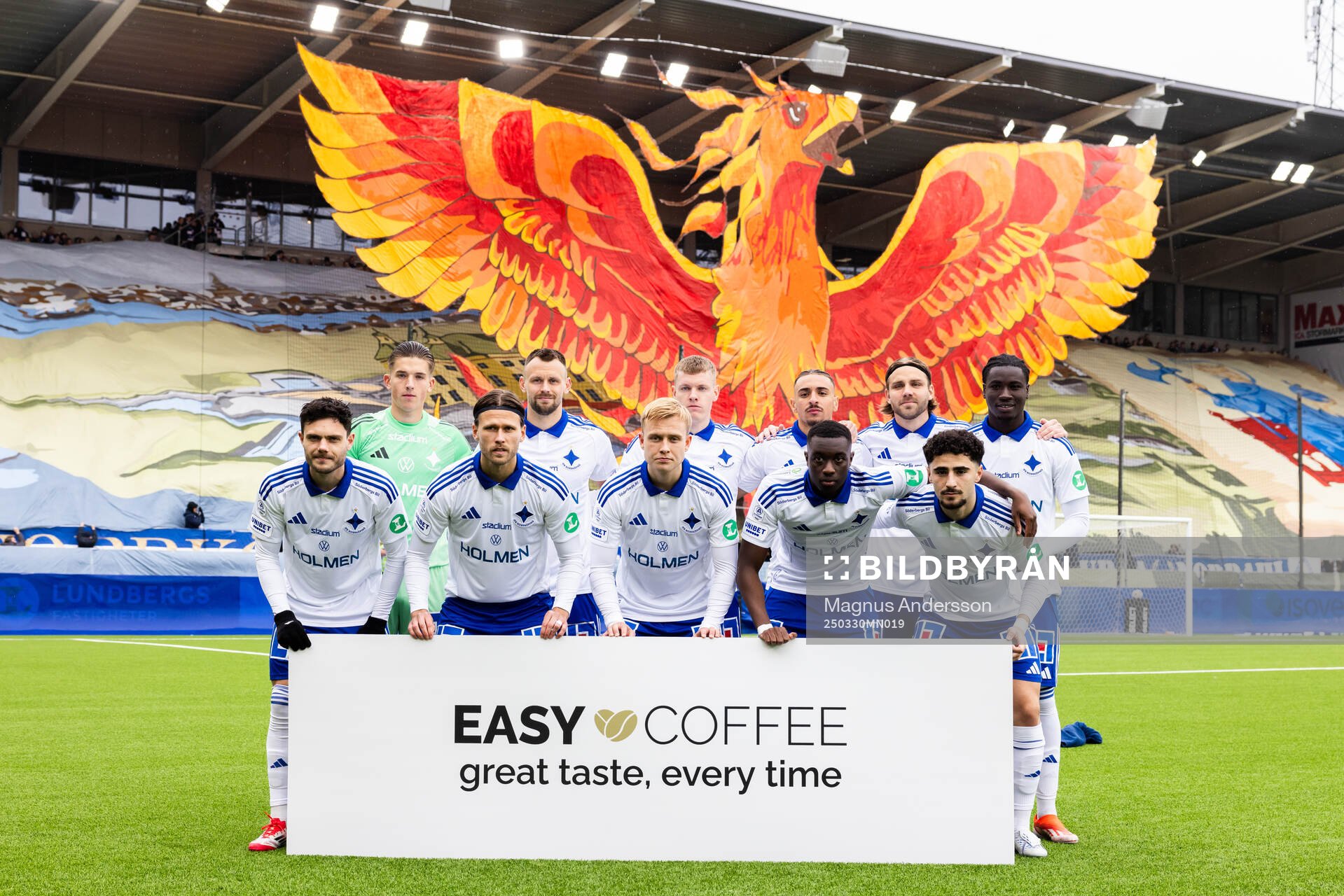 IFK Norrköpings startelva poserar