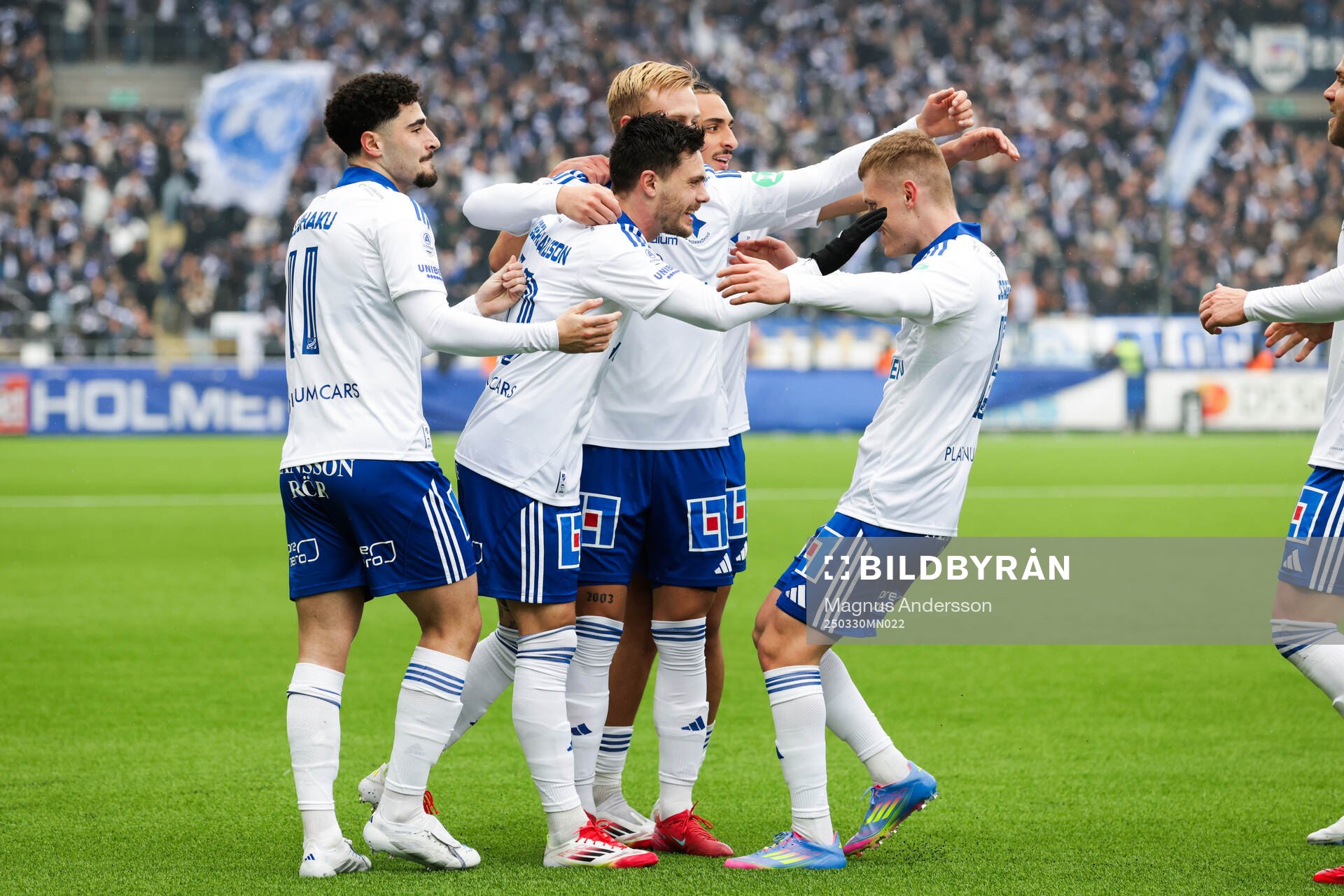 IFK Norrköpings David Moberg Karlsson jublar