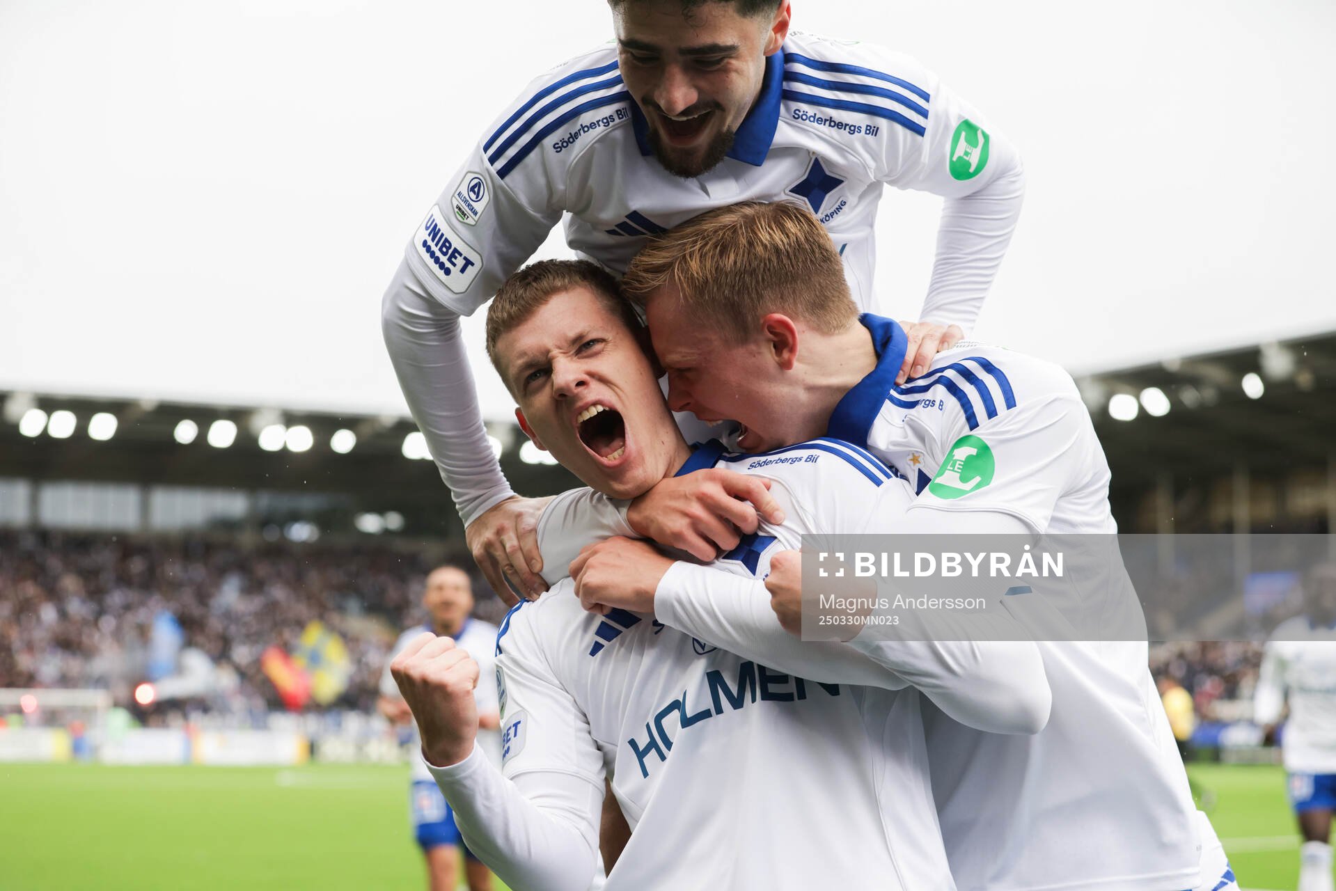 IFK Norrköpings Sebastian Vinther Jørgensen jublar