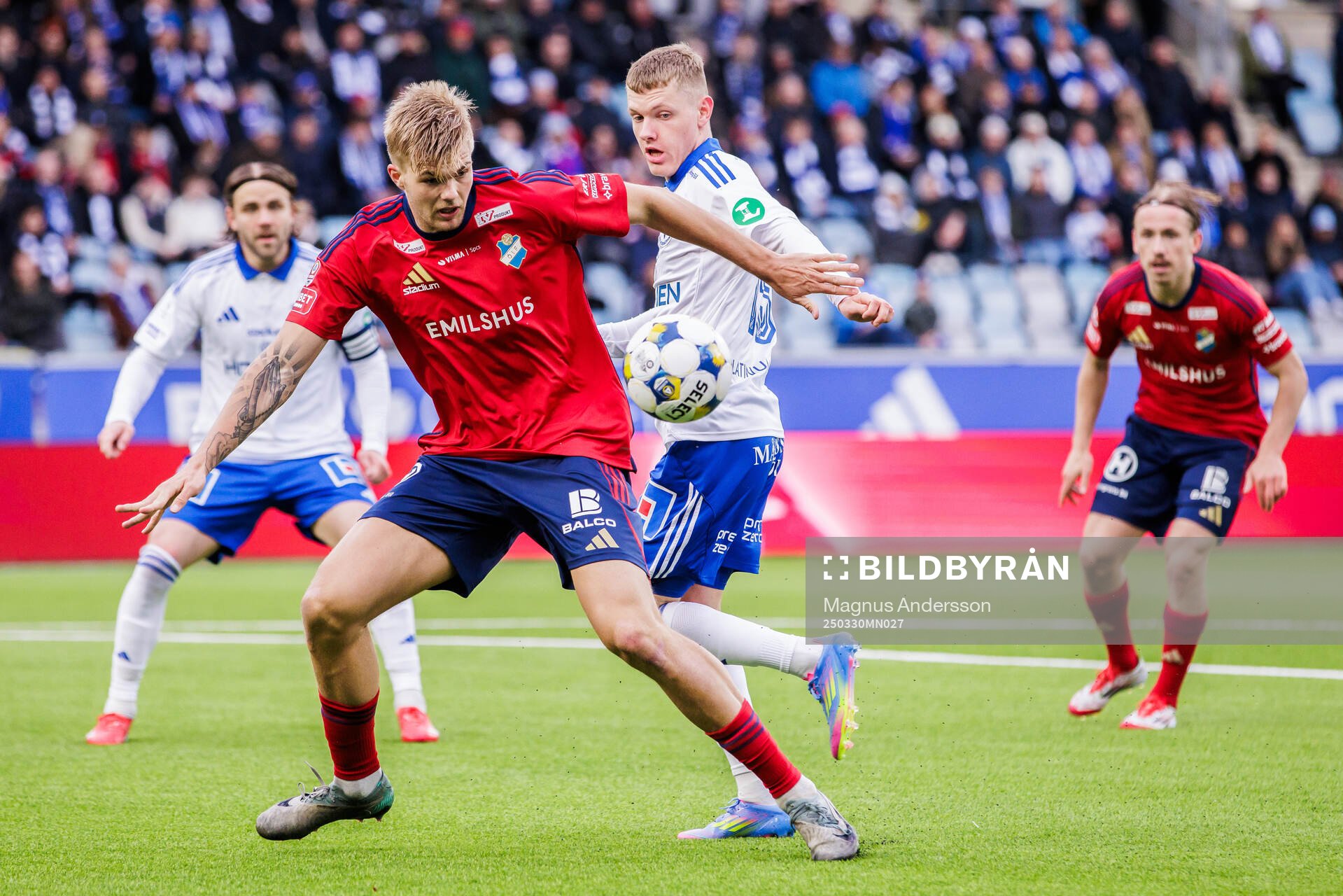 Östers Mattis Adolfsson och IFK Norrköpings Sebastian